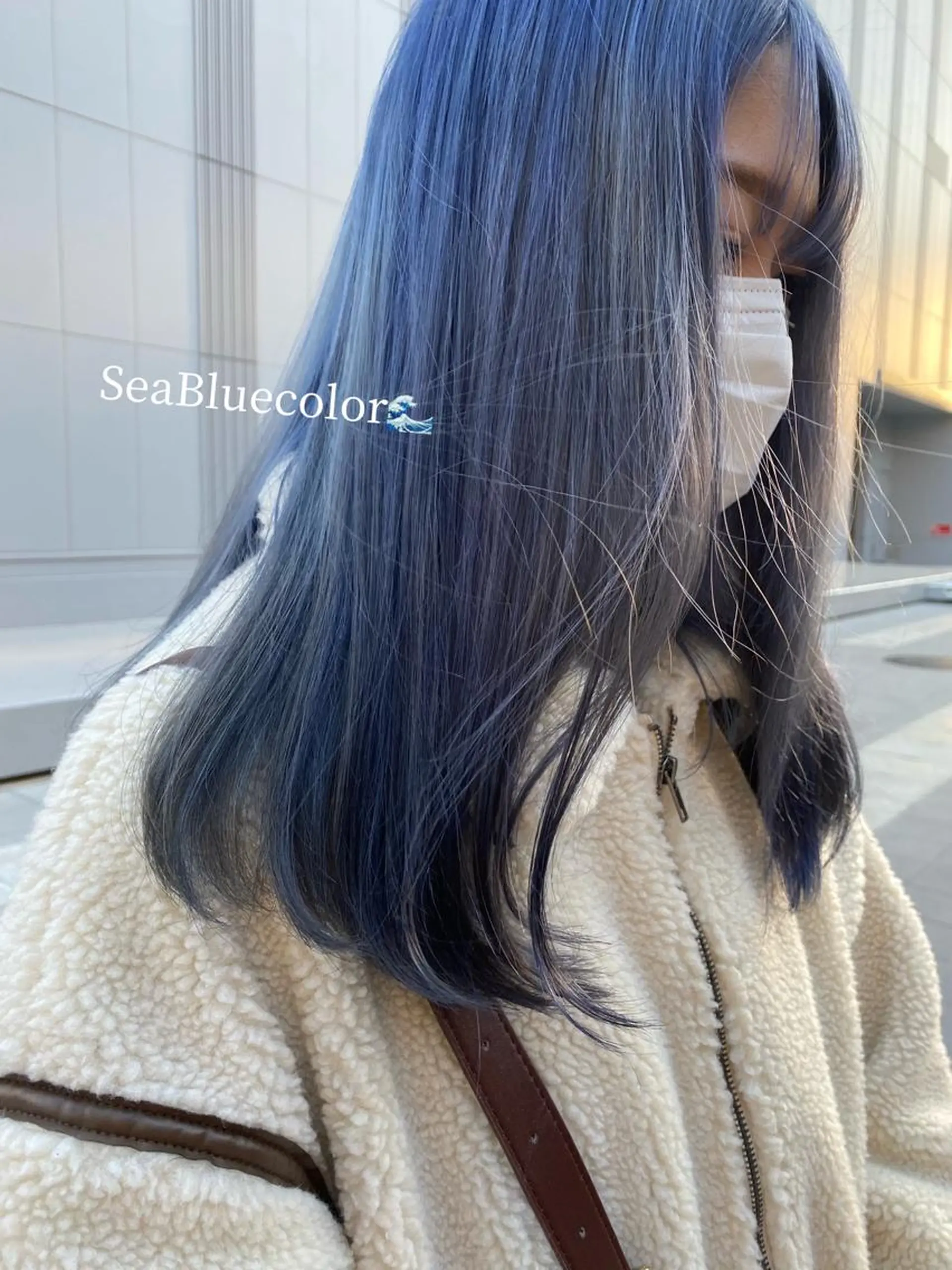 セミロング カラー ブリーチ Joule銀座 石山あやのヘアスタイル
