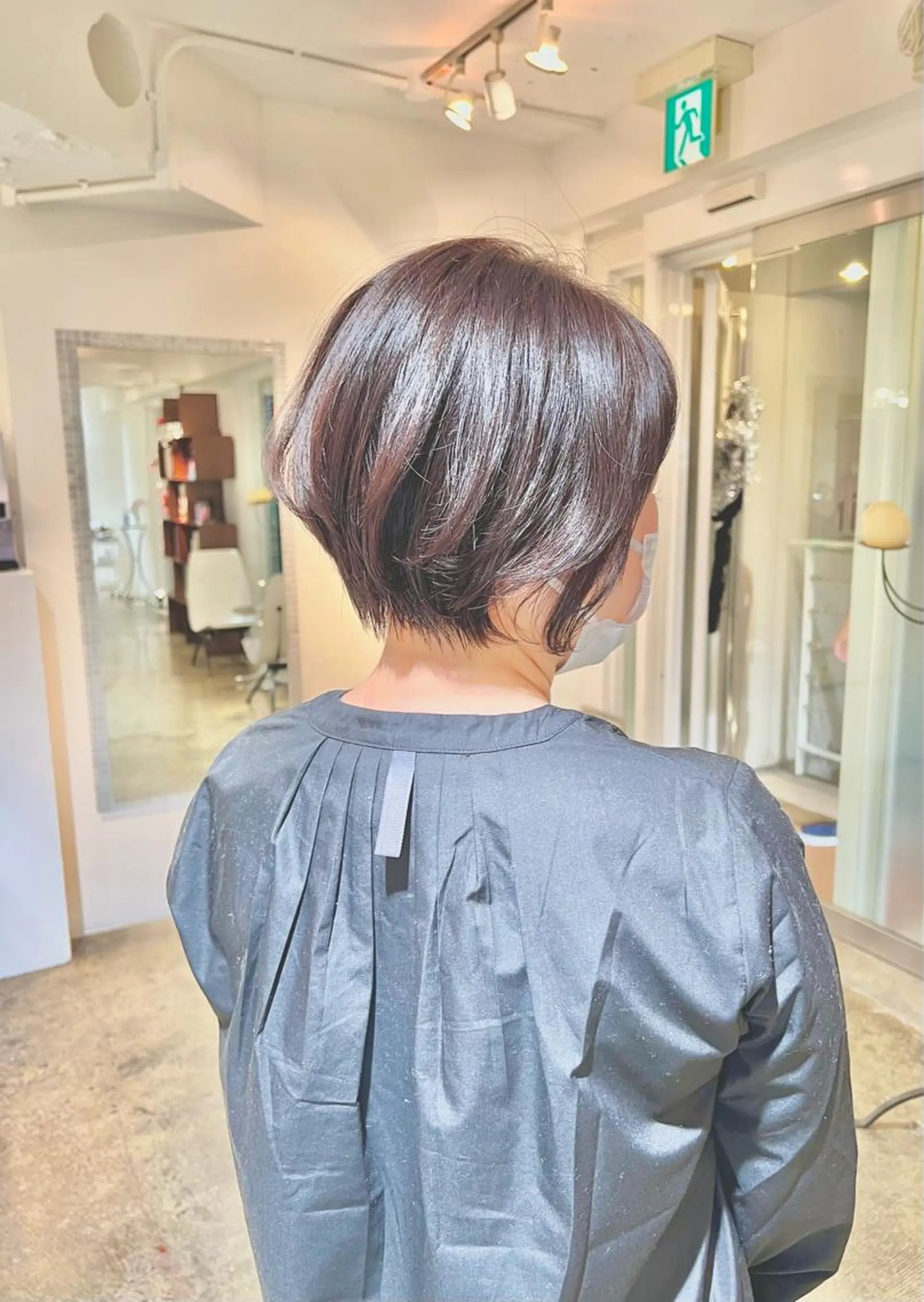 ショート カラー ショート/ボブ/縮毛 三上達大のヘアスタイル