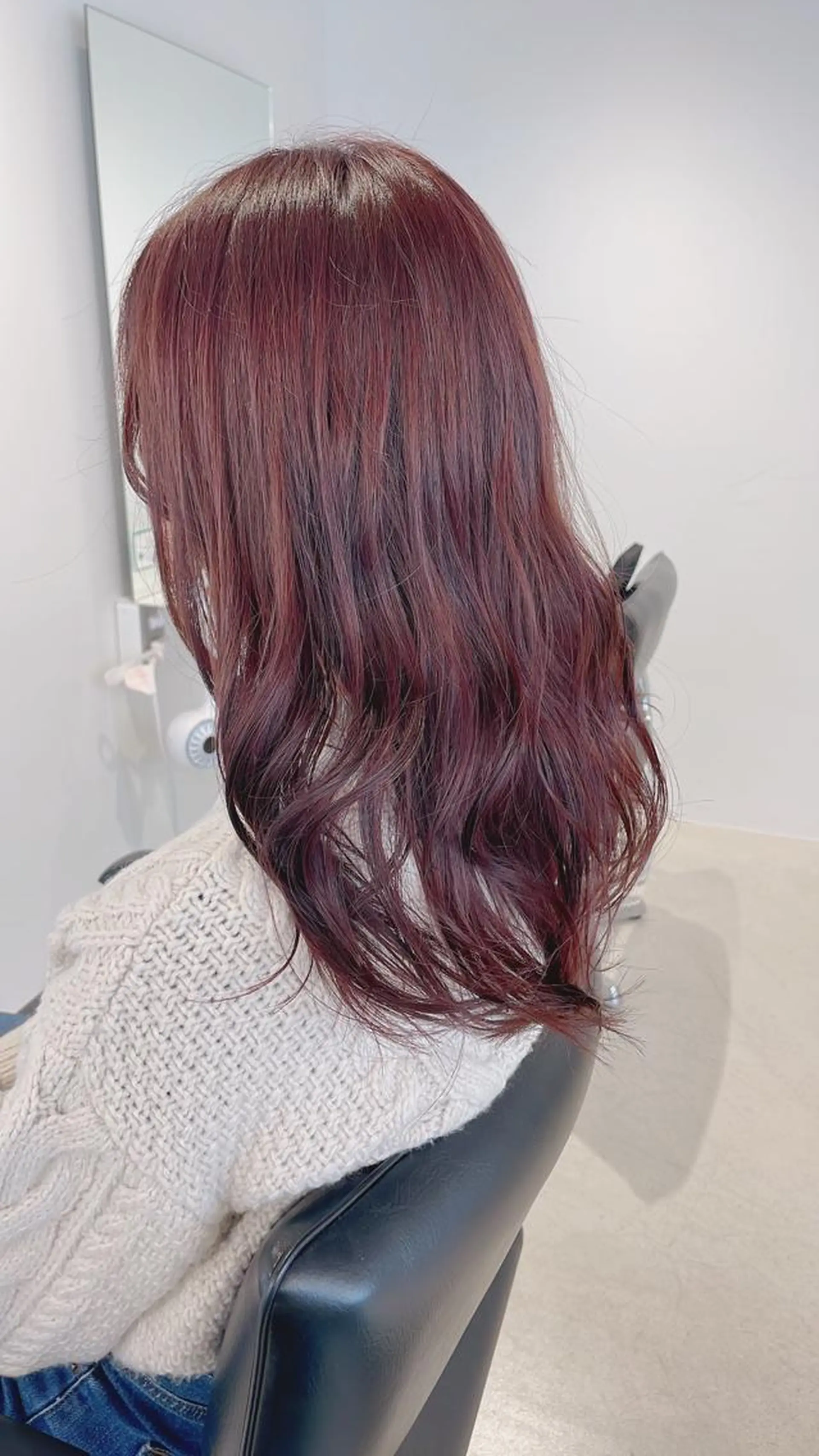 ロング カラー ヘアアレンジ カット ヘアカラー トリートメント リベルテ所属・♦️髪質改善韓国レイ ヤー♦️副店長のヘアスタイル