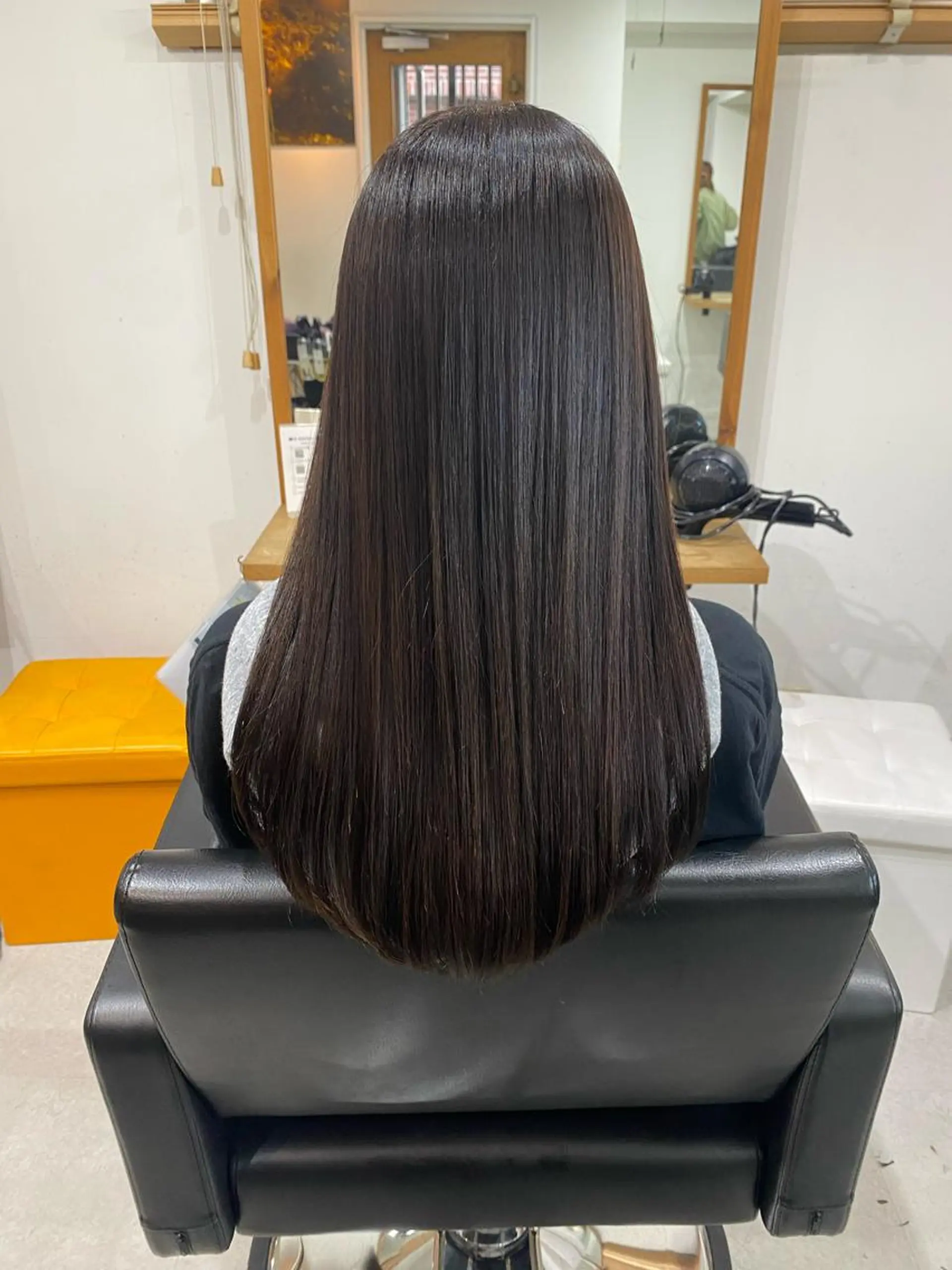 ロング カラー パーマ 銀座⚜️【脱白髪染め 美髪矯正】トグチのヘアスタイル