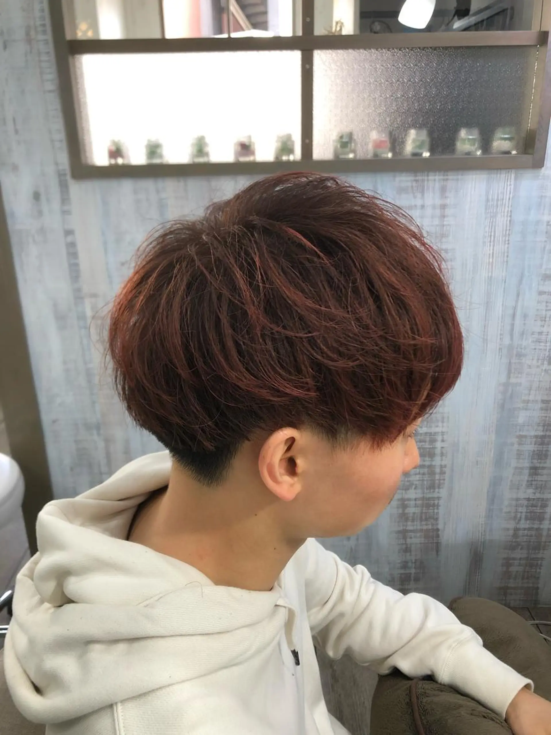 ショート メンズ カット ヘアカラー トリートメント イシジマ タカナリのヘアスタイル