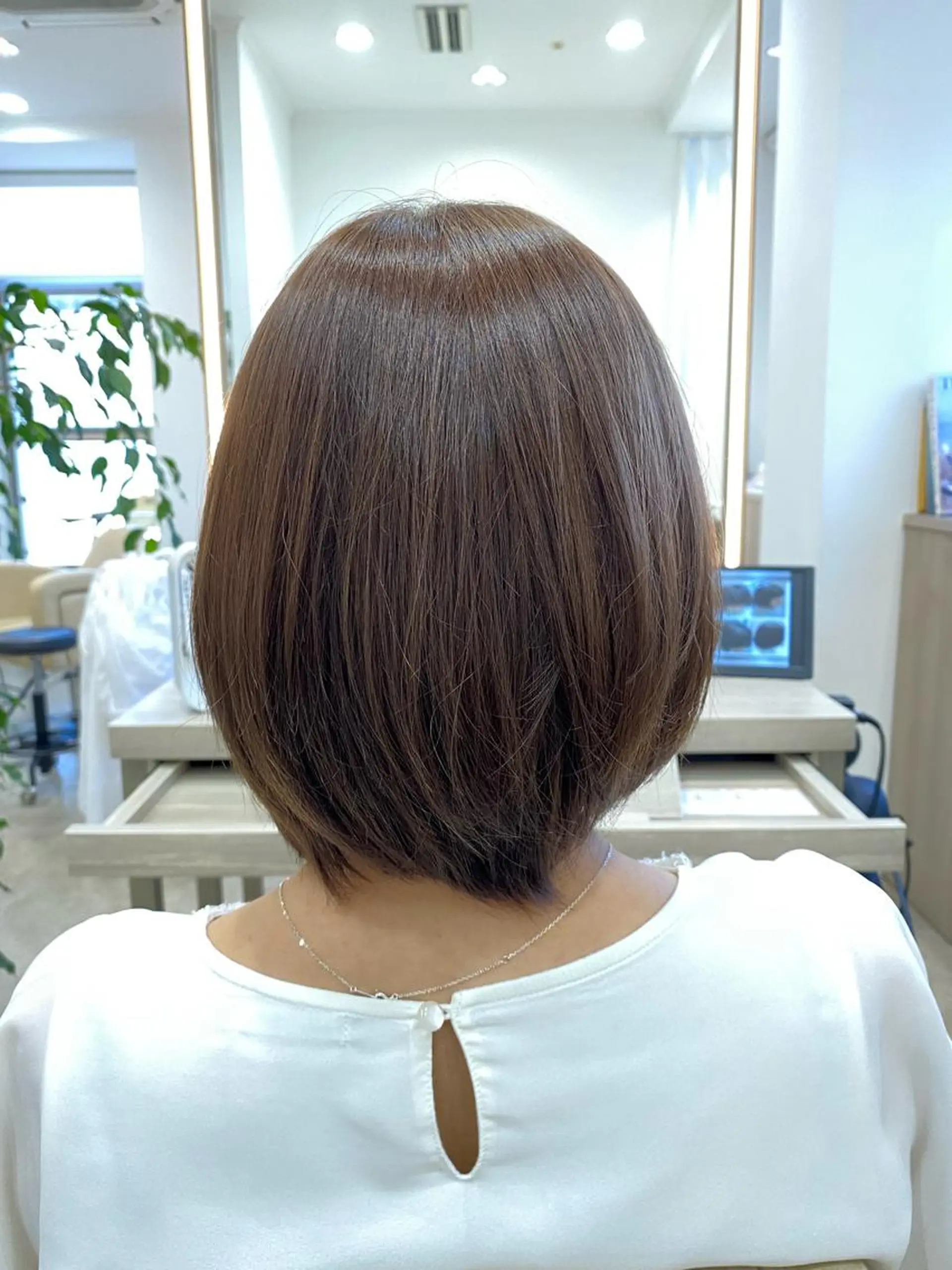 ショート カラー アッシュ ラベンダーカラー ラベンダーアッシュ garage.所属・吉田 慎冴のヘアスタイル
