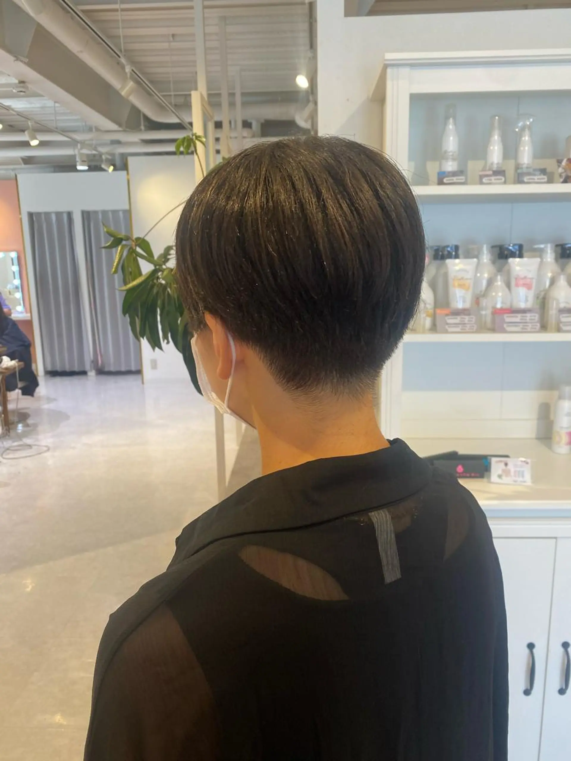 ショート カット トリートメント 梛木 唯のヘアスタイル