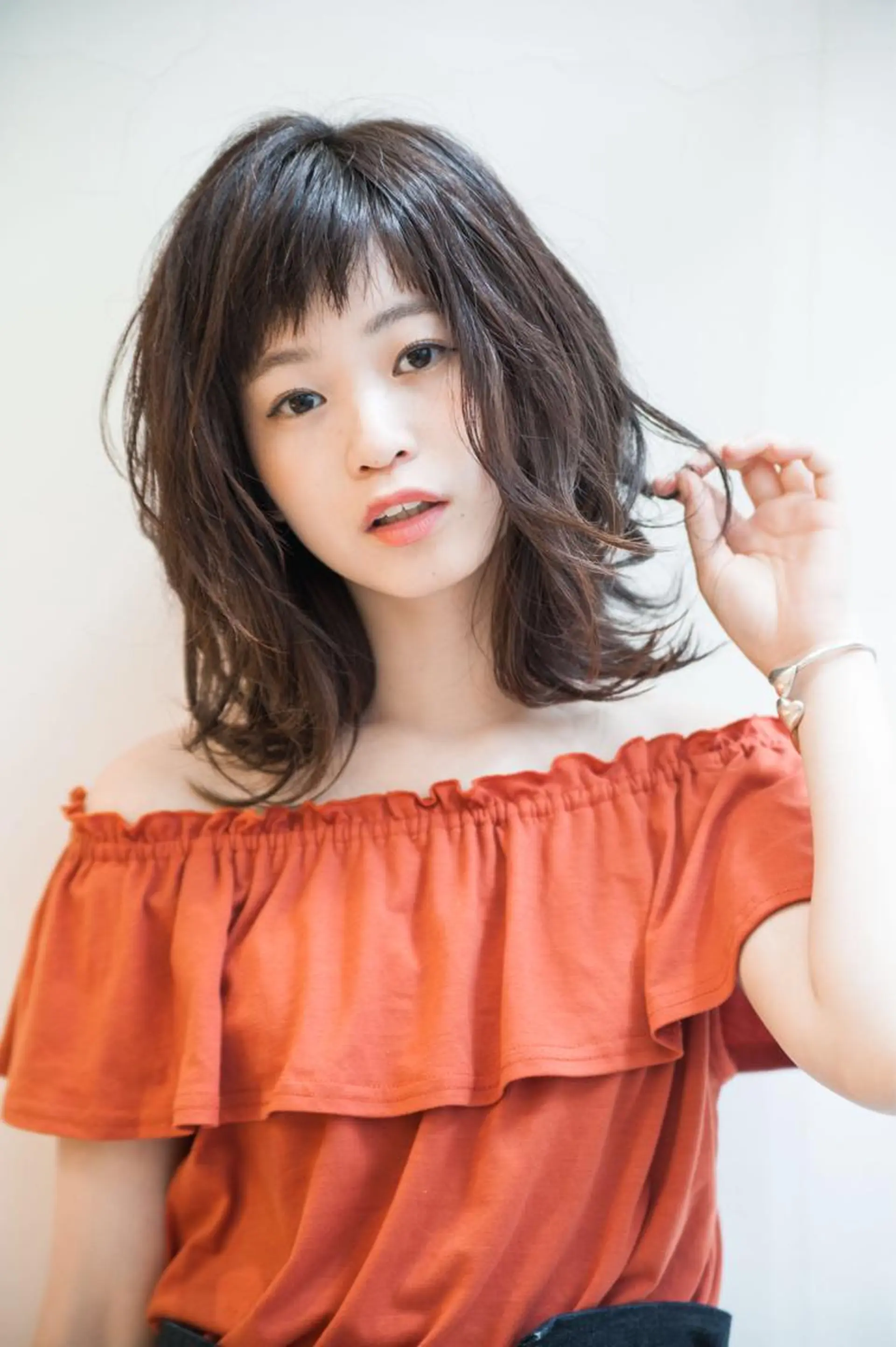 セミロング カラー パーマ レイヤーカット Link. 中村真穂のマツエク・マツパデザイン