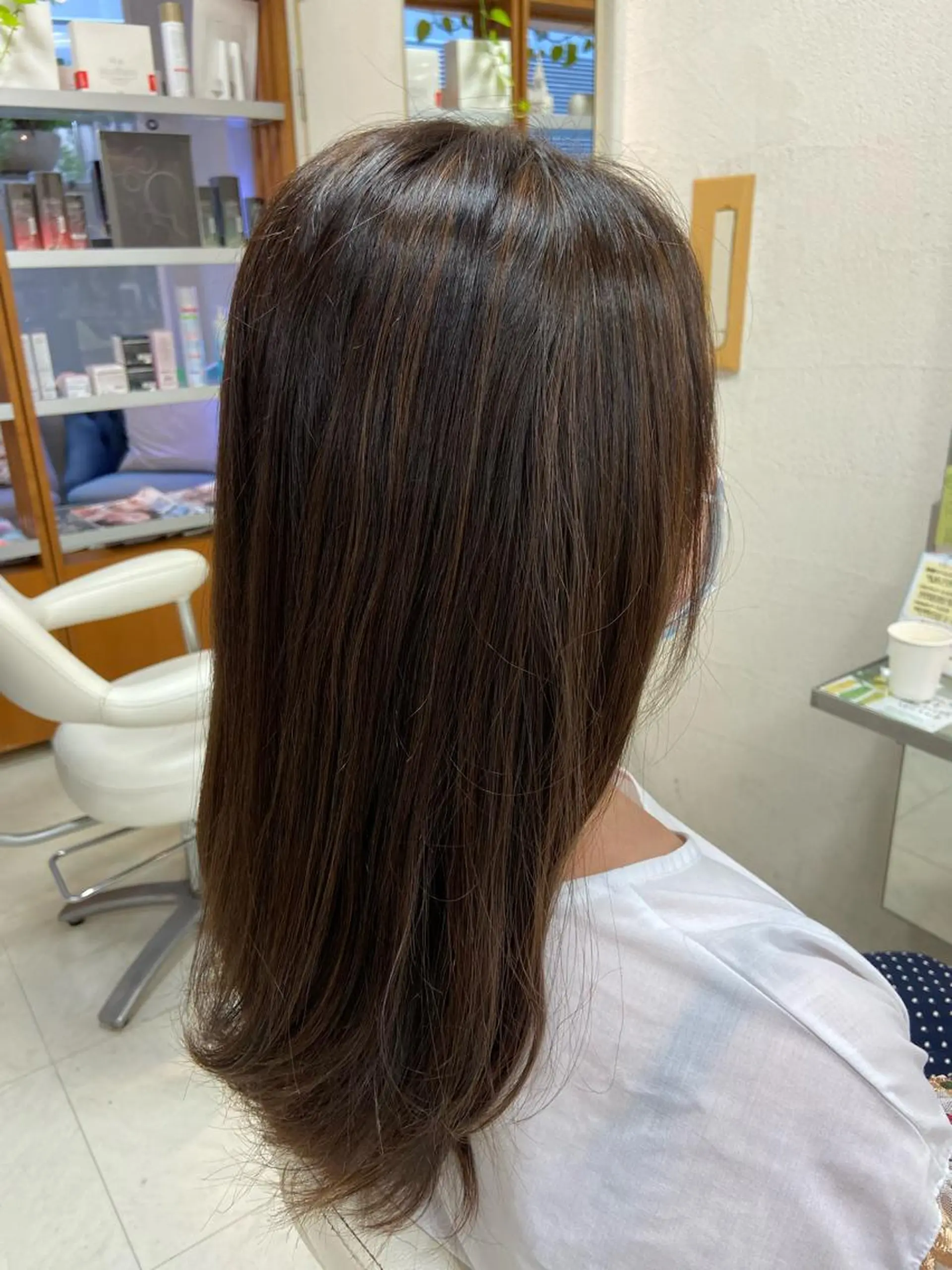 ロング カラー ブリーチ ハイライトカラー ブリーチなしカラー ハイライト ヘアカラー トリートメント 菊地 美憂のヘアスタイル