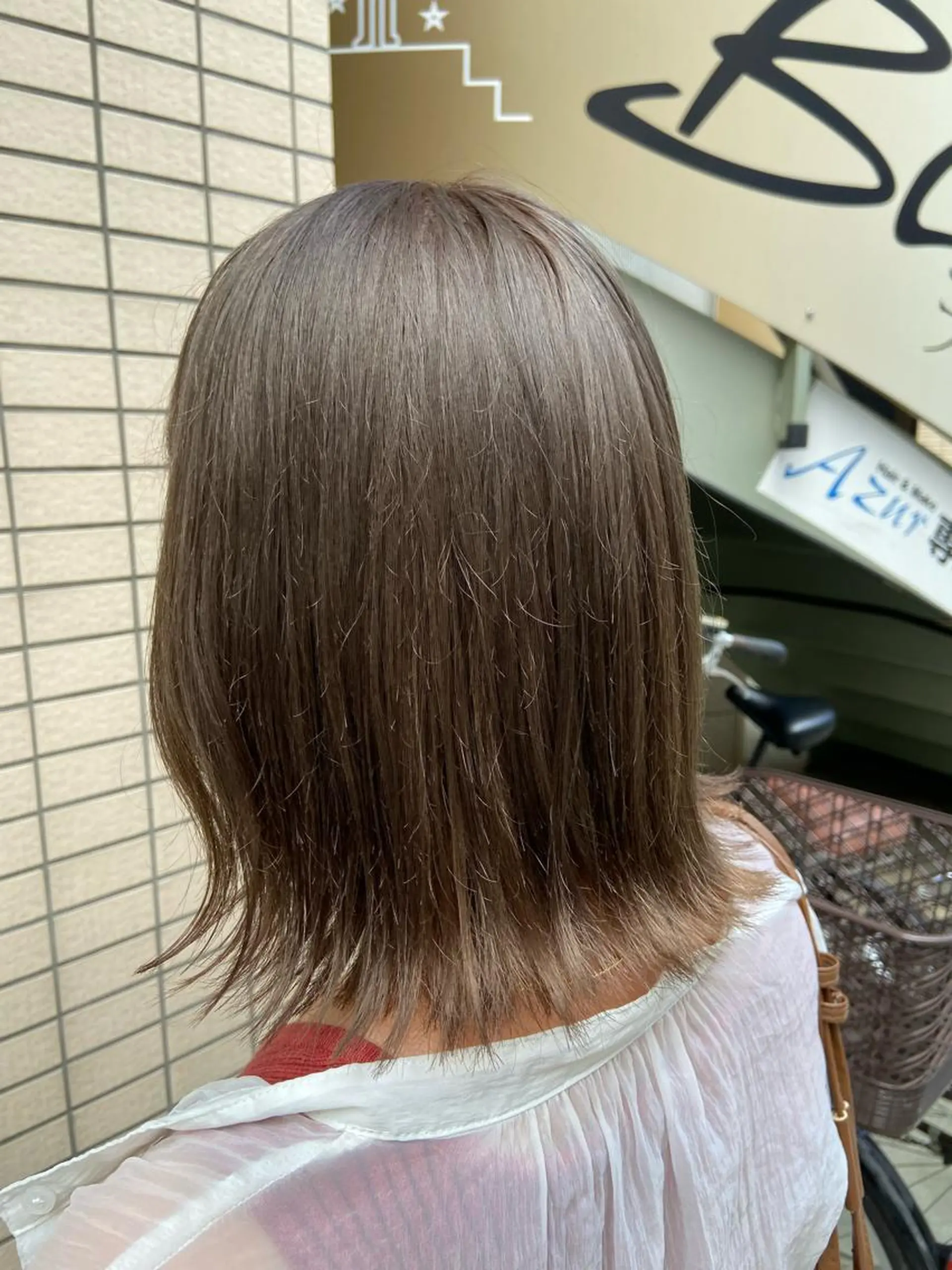 ミディアム カラー ブラウンカラー 透明感カラー ヘアカラー トリートメント 菊地 美憂のヘアスタイル