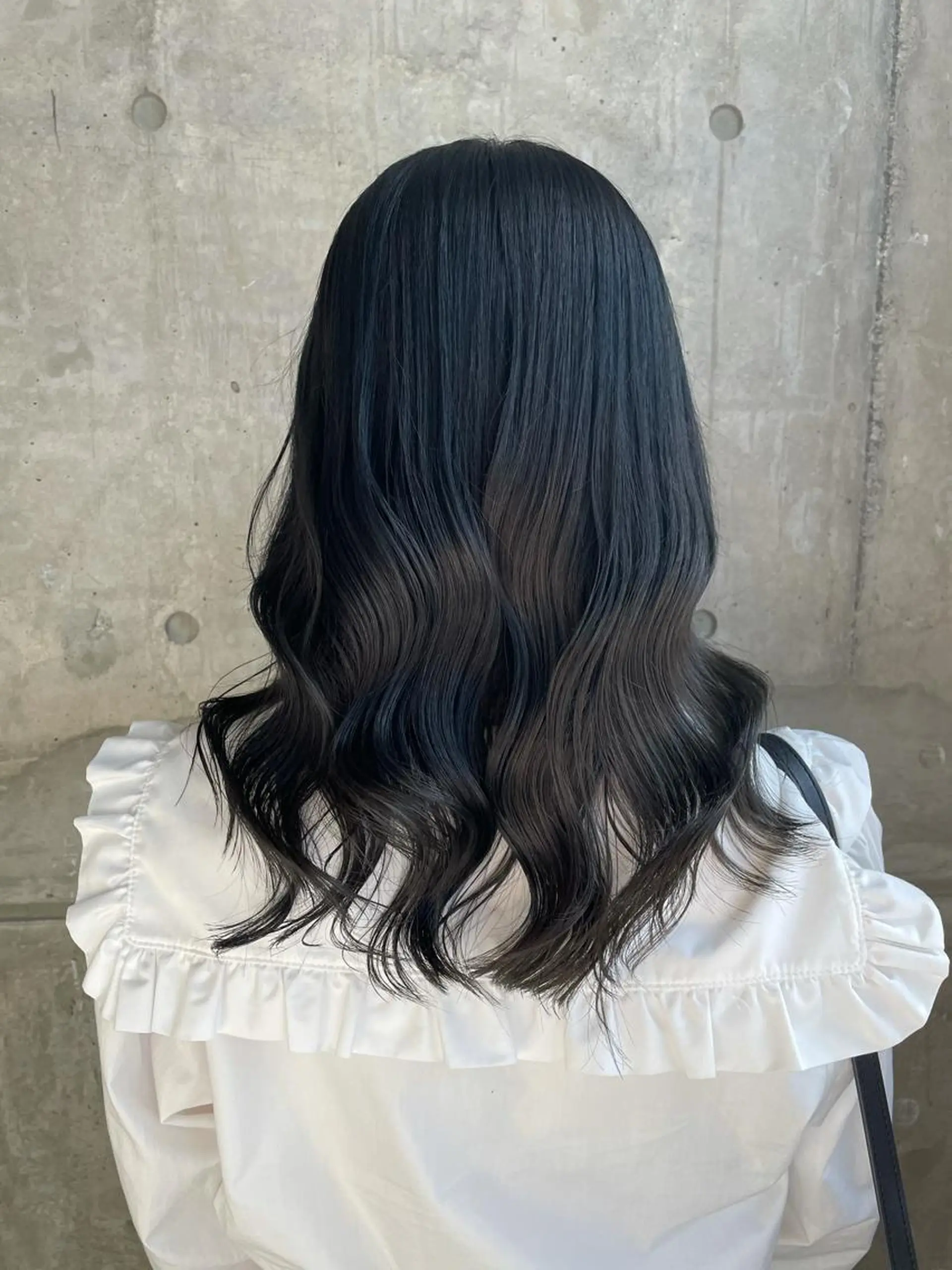セミロング カラー ヘアアレンジ salowin新宿East3階所属・艶美髪/髪質改善 /縮毛矯正/木元渓太のヘアスタイル