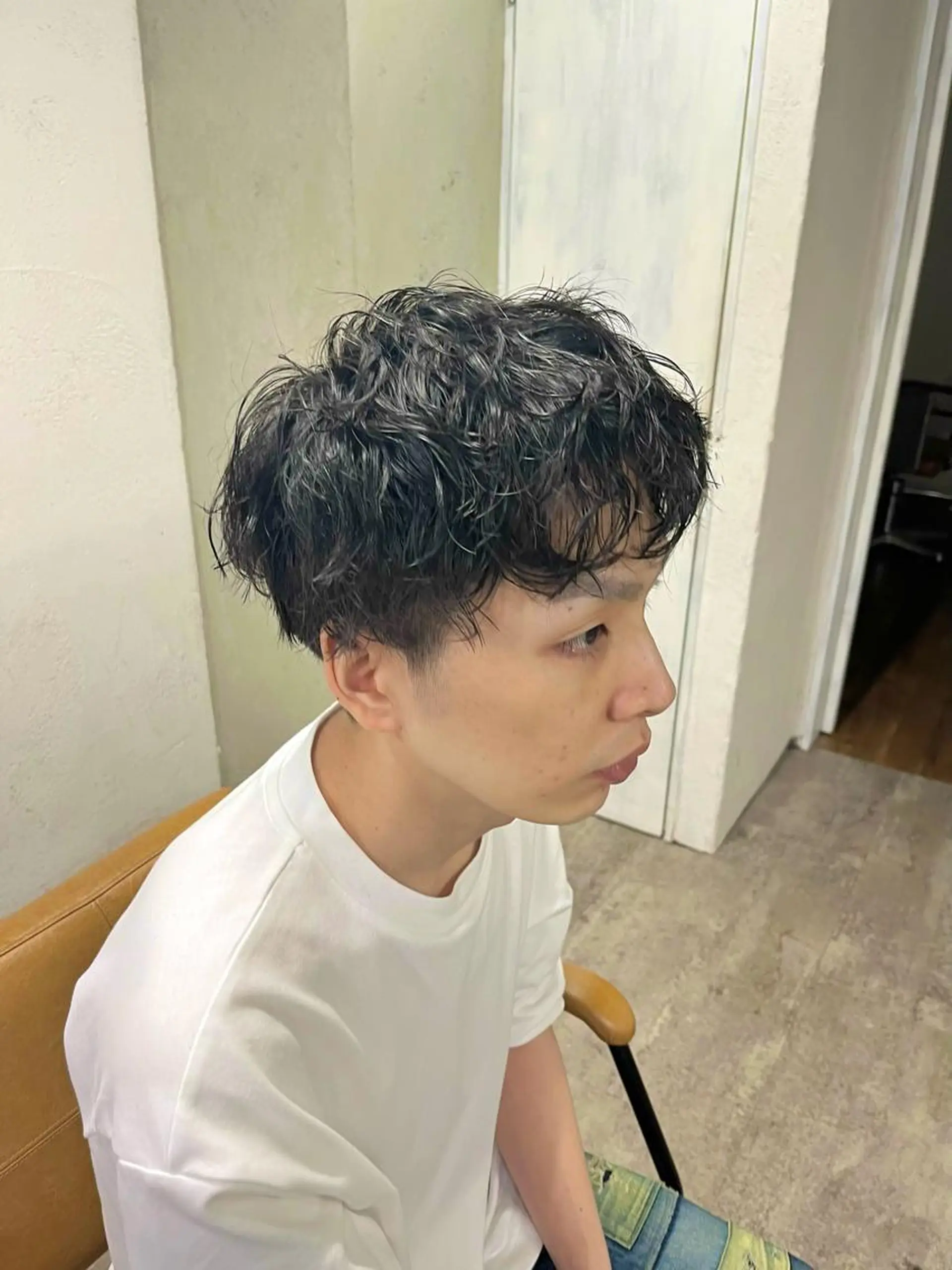 パーマ メンズ カット パーマ 💜メンズカット＆パ ーマ💜Sakuraのヘアスタイル