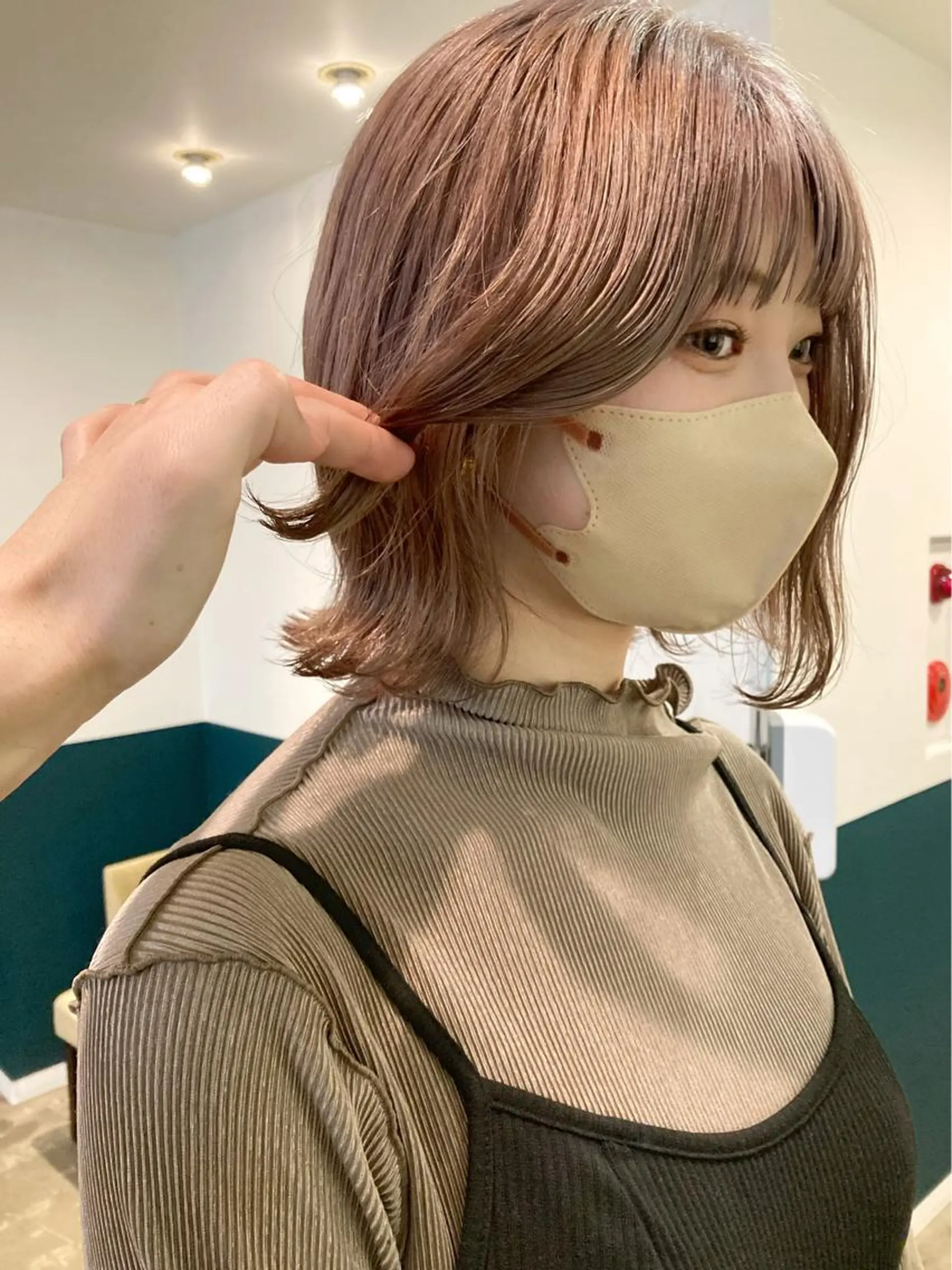 ミディアム ヘアカラー カラーリスト菅野 竜矢🌈のヘアスタイル