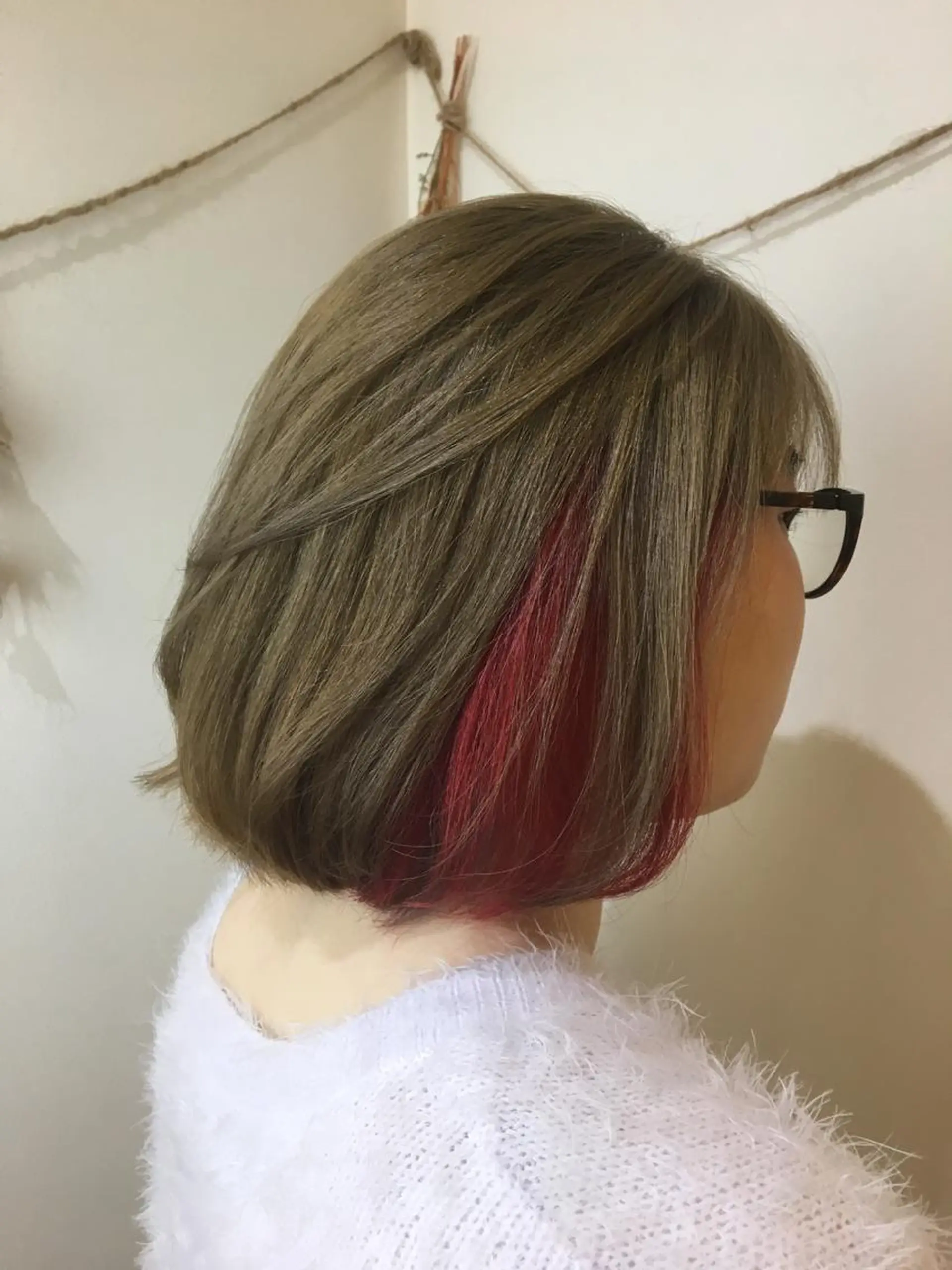 ミディアム ヘアカラー 髪質改善 頭身浴/ 中田のヘアスタイル