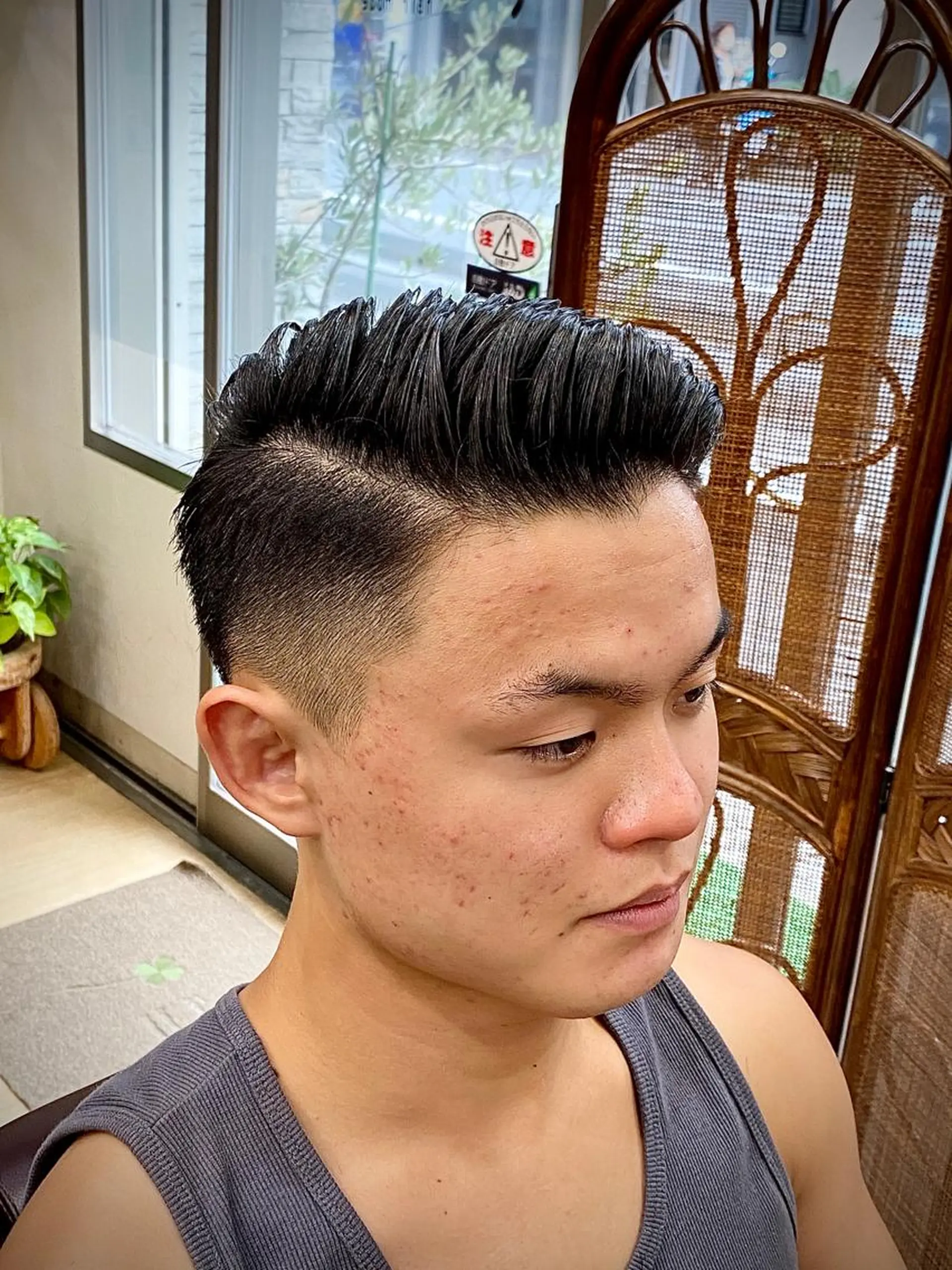 ショート メンズ 浅見 天翔のヘアスタイル