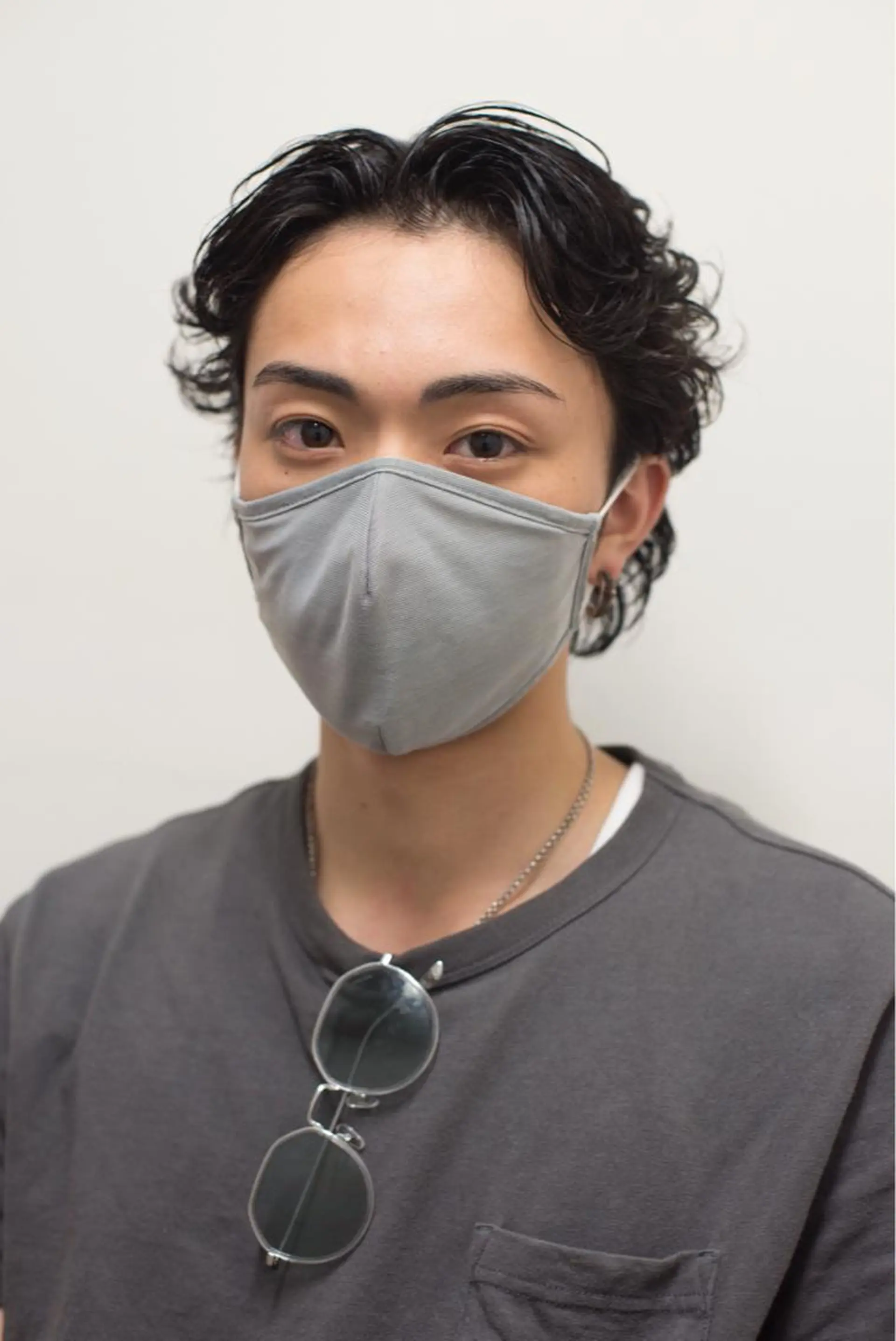 ミディアム メンズ 千葉 慎也のヘアスタイル