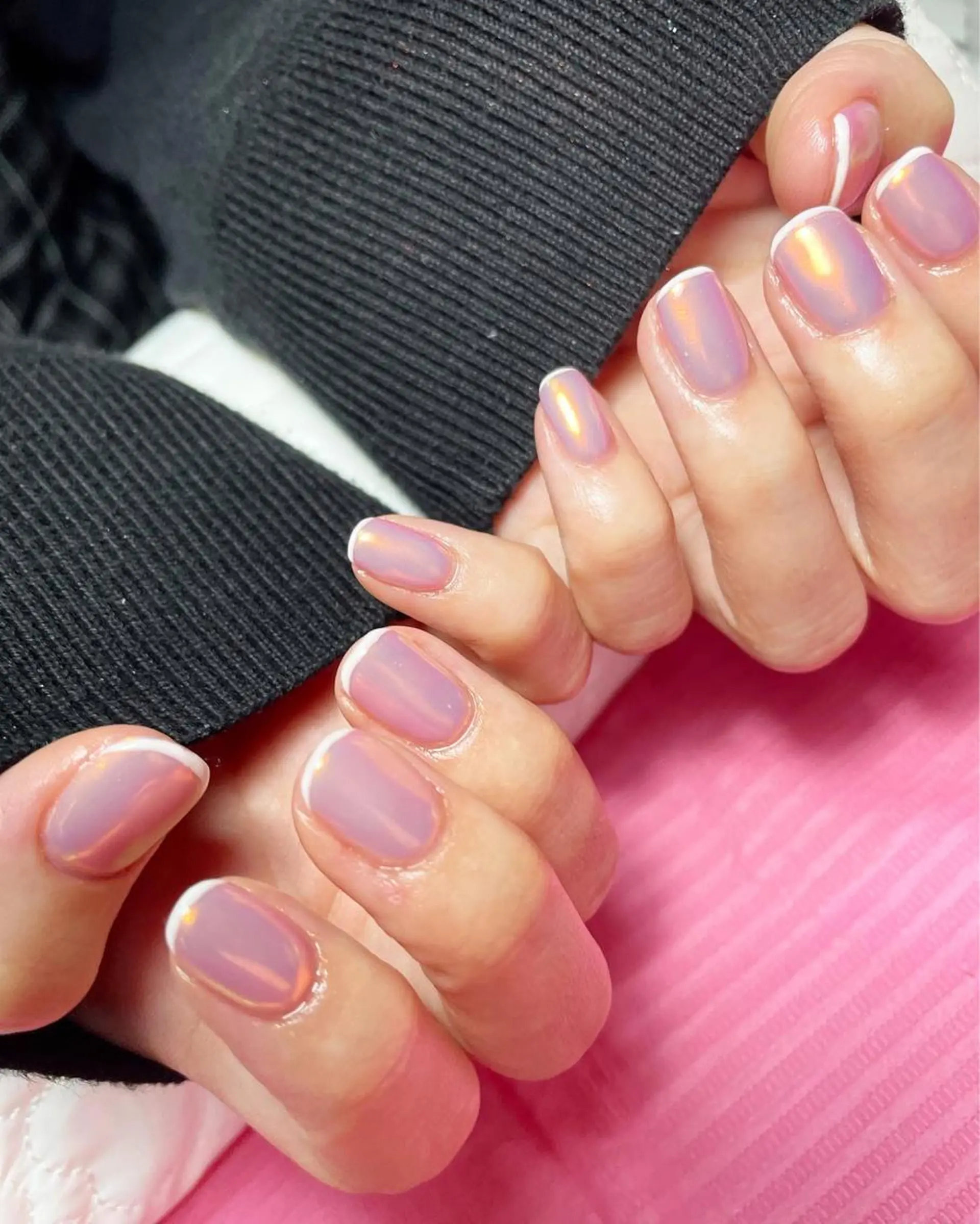 ネイル ミラーネイル 加瀬 アンジェリーのネイルデザイン