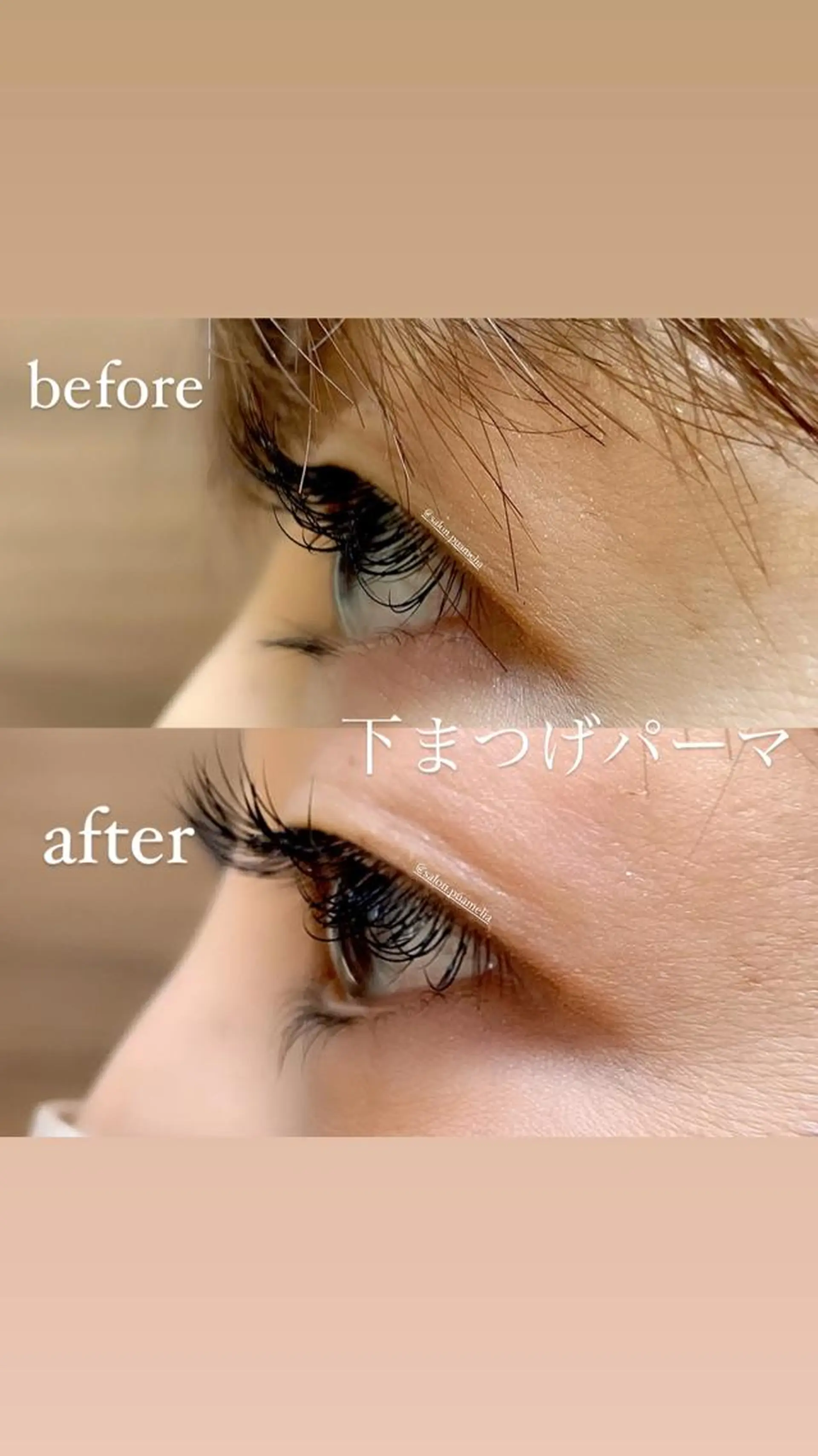 マツエク・マツパ 下まつげエクステ Pua Meliaのマツエク・マツパデザイン
