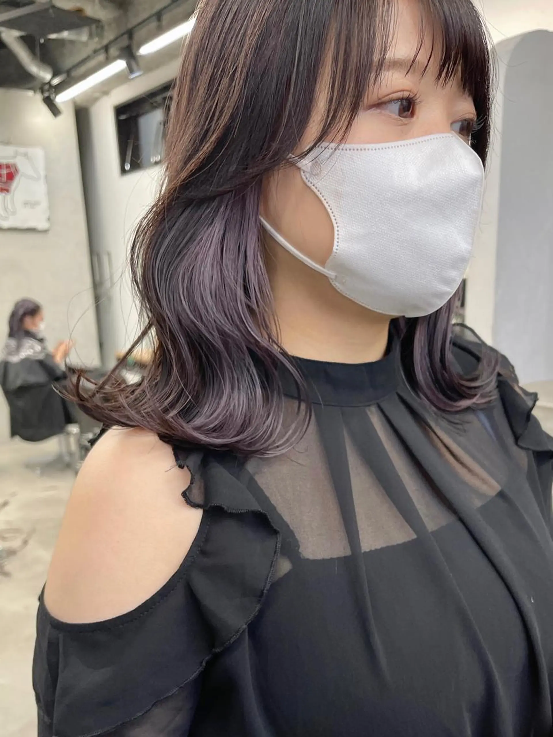 ミディアム カラー カット ヘアカラー トリートメント ブリーチダブルカラー 【koide】のヘアスタイル