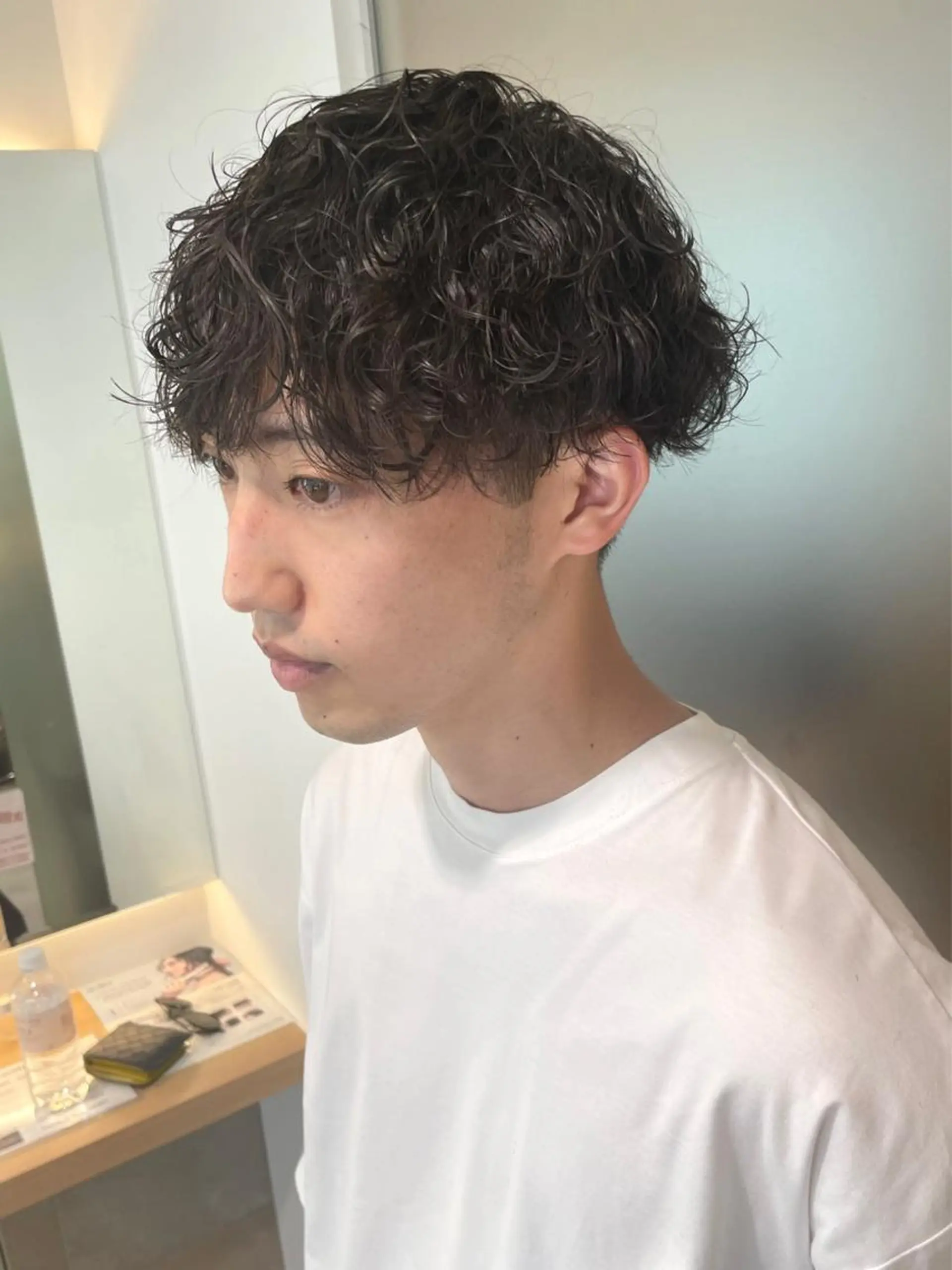 パーマ メンズ カット パーマ 佐藤 梨里花 ❤︎のヘアスタイル