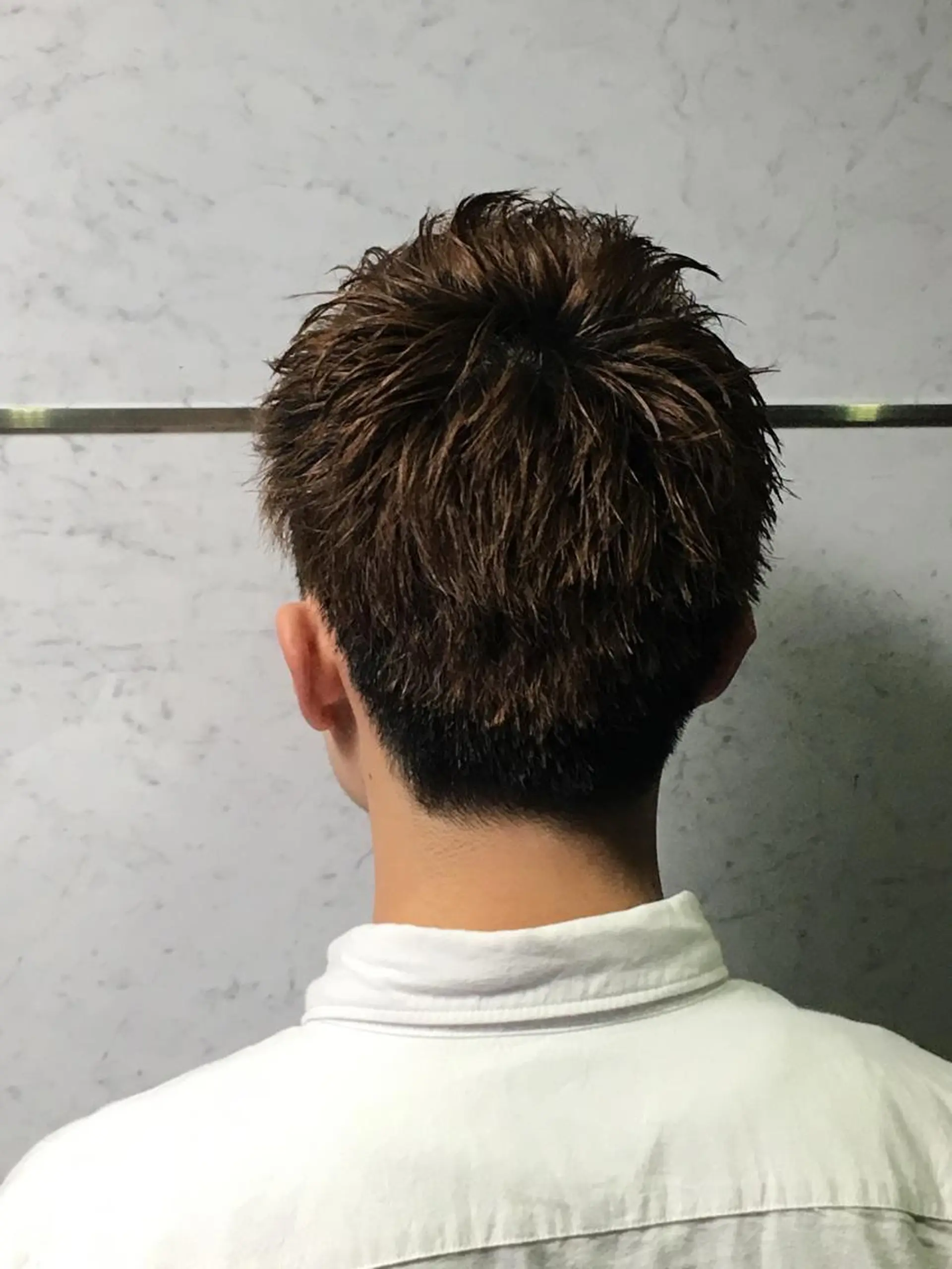 ショート メンズ ヒロ銀座所属・牧 颯斗のヘアスタイル