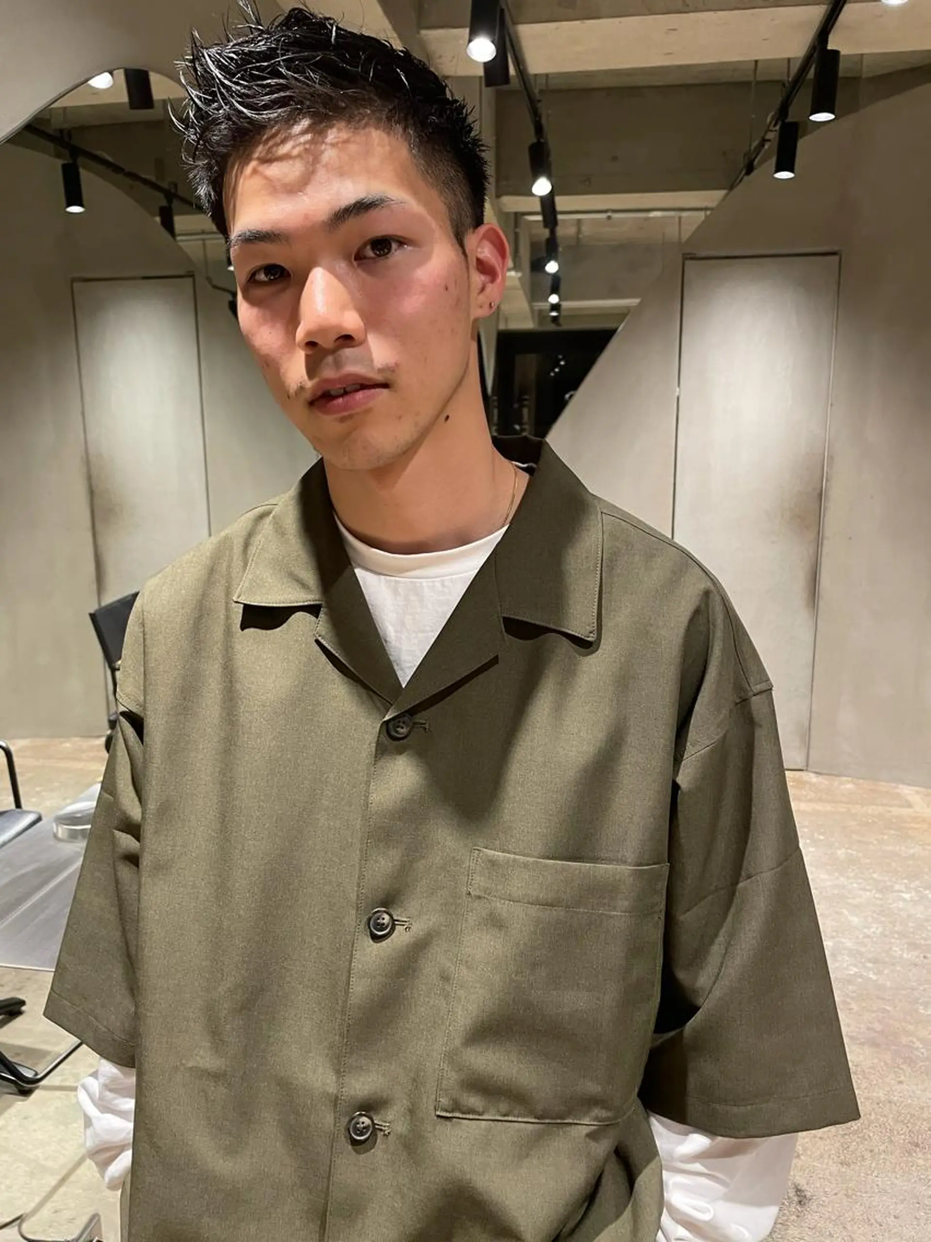 ロング メンズ フェードカット 刈り上げ 🌈圧倒的デザイン パーマ　関和希のヘアスタイル
