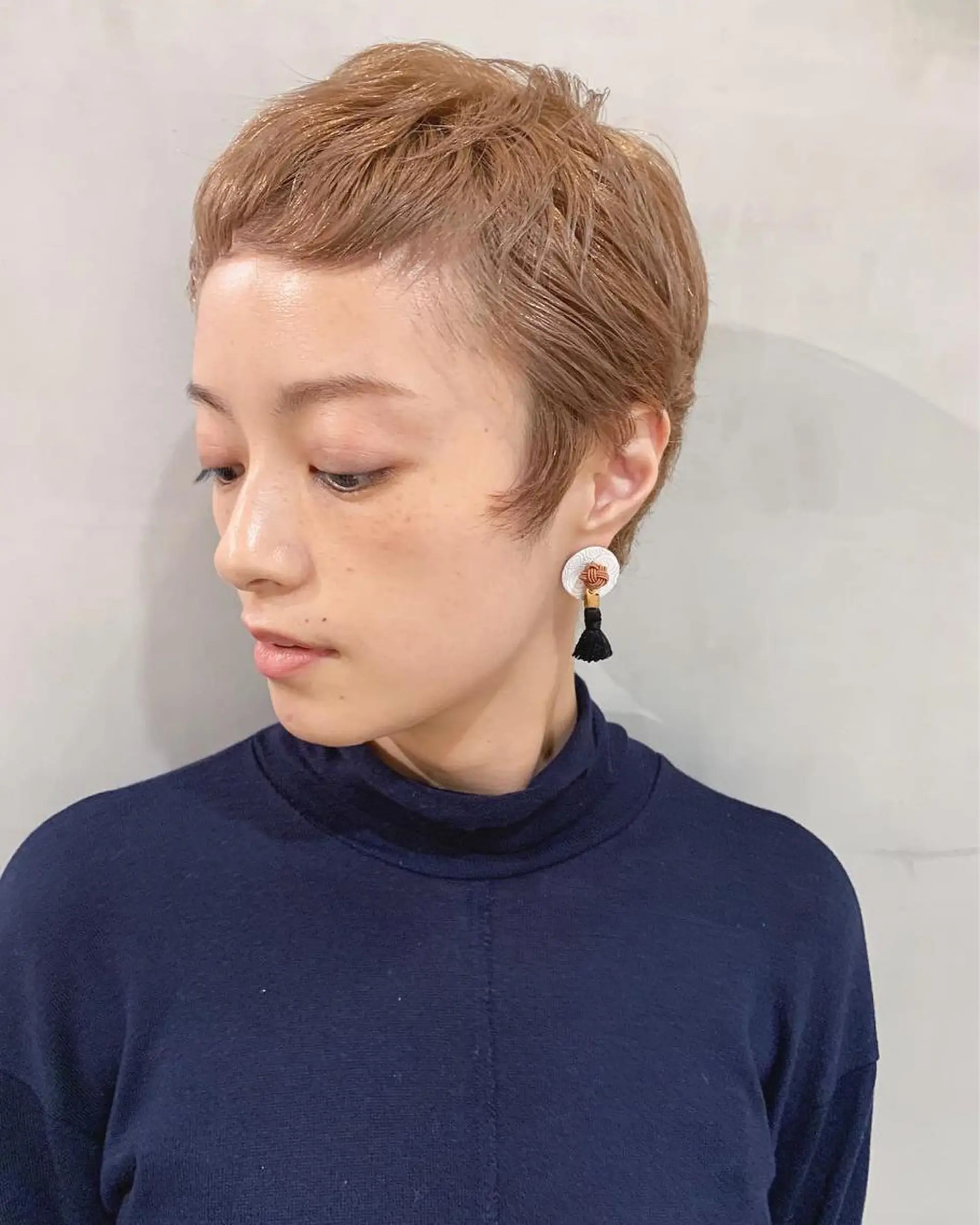 ショート カラー ベリーショート ショートヘア カット ヘアカラー トリートメント 優 作のヘアスタイル