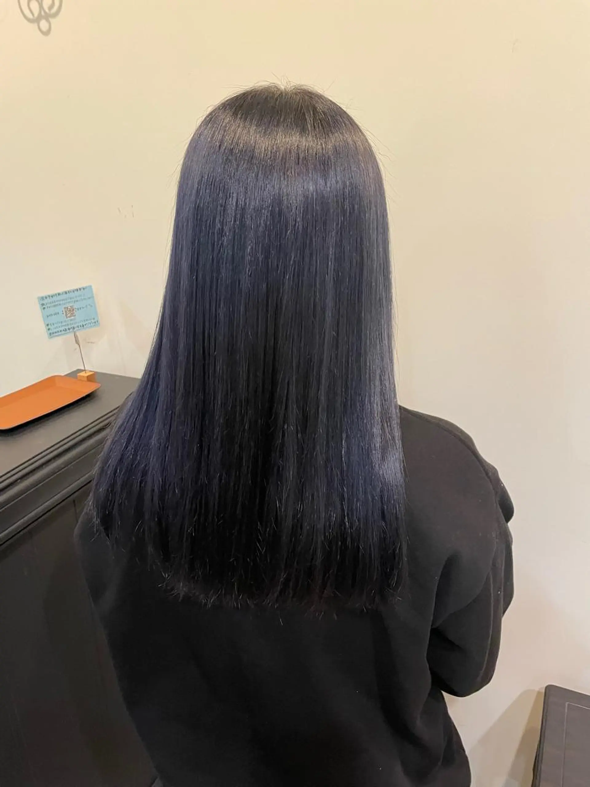 セミロング カラー 縮毛矯正 SINCE【シンス】所属・Hika.ハイトーン 髪質改善🩵ᩚ🫧のヘアスタイル