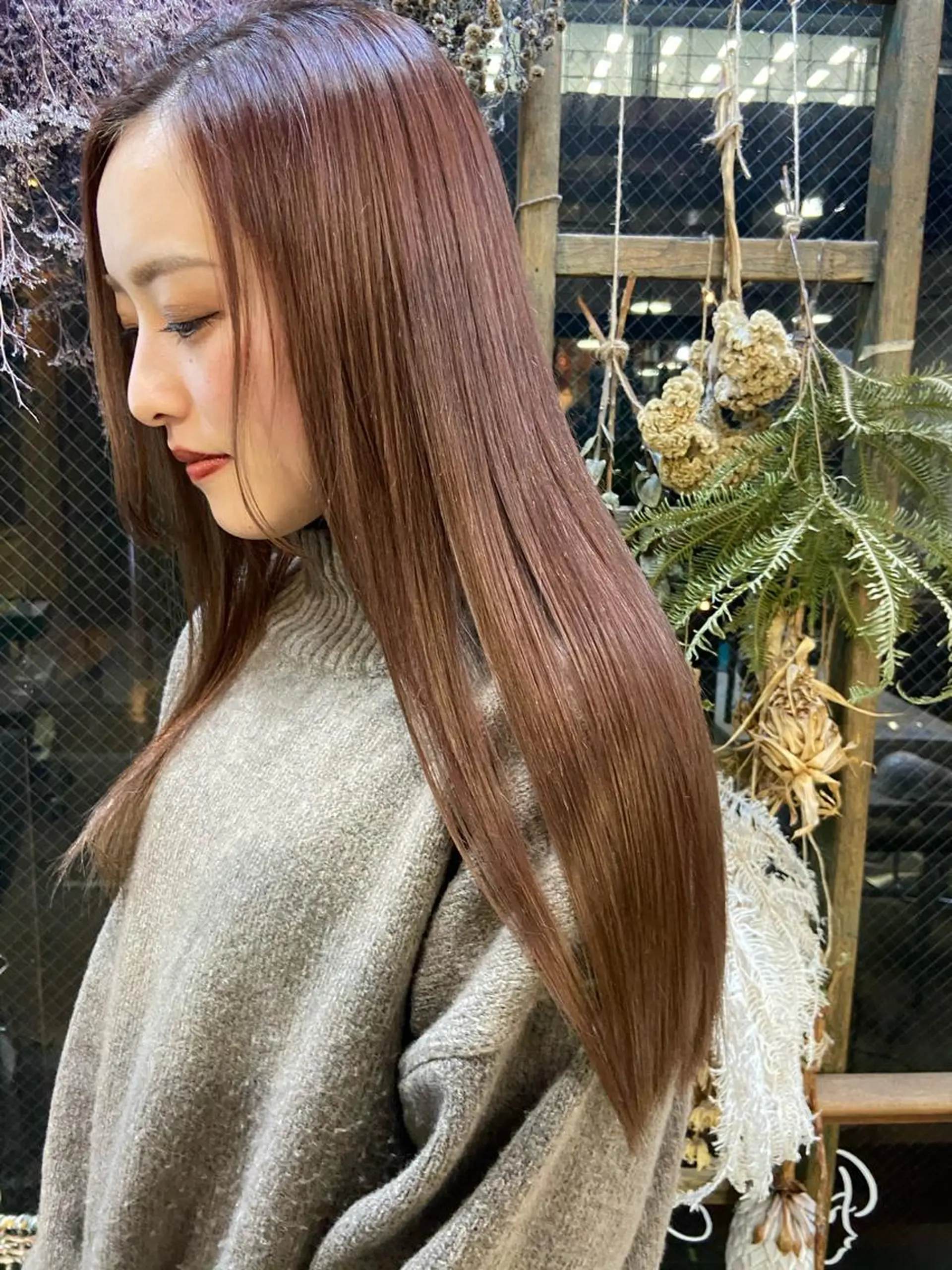 ロング カラー ベージュカラー ブリーチ カット ヘアカラー トリートメント 松尾太樹 【pia】福岡美容室のヘアスタイル