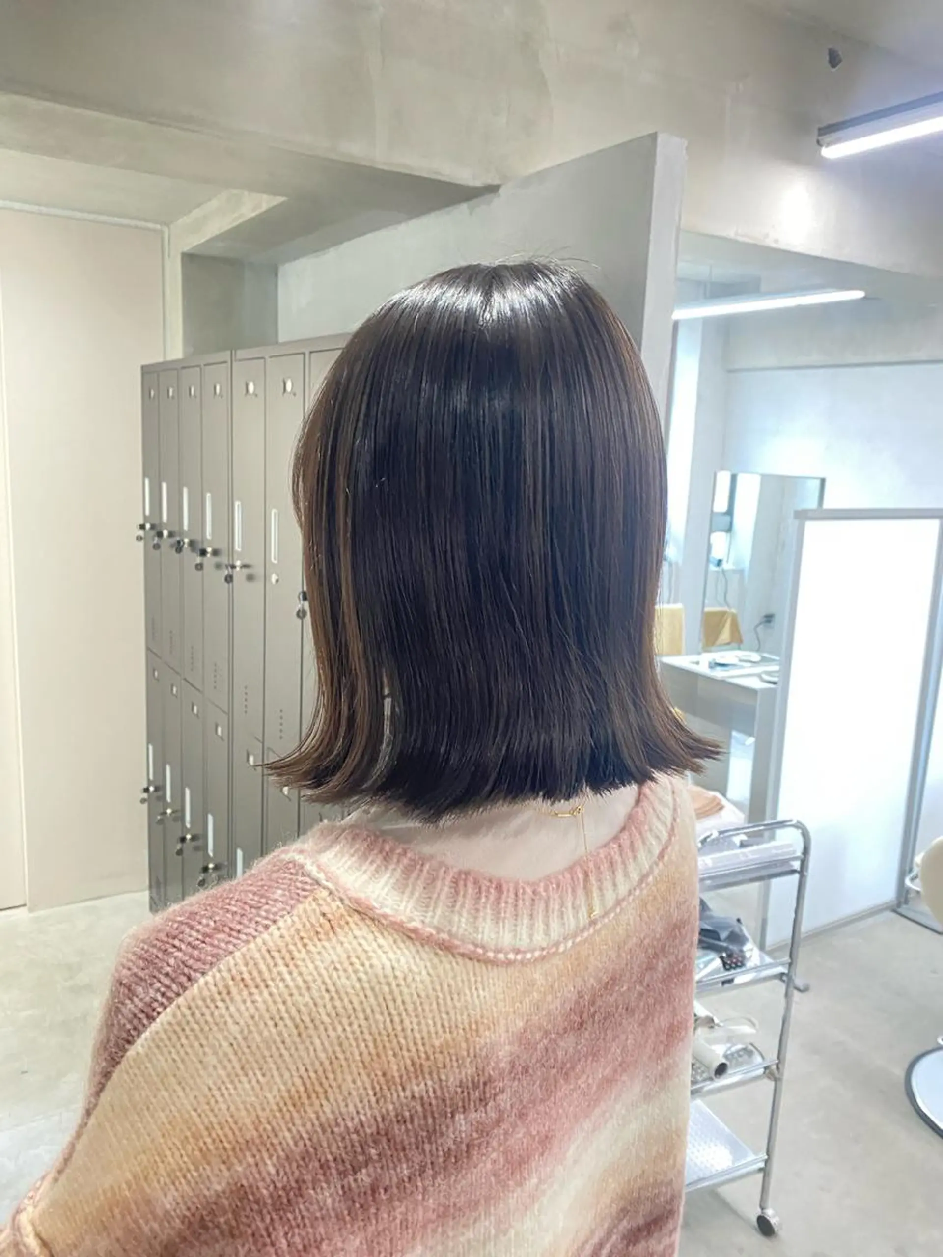 ショート カラー 切りっぱなしボブ ボブ 田代 佳穂のヘアスタイル