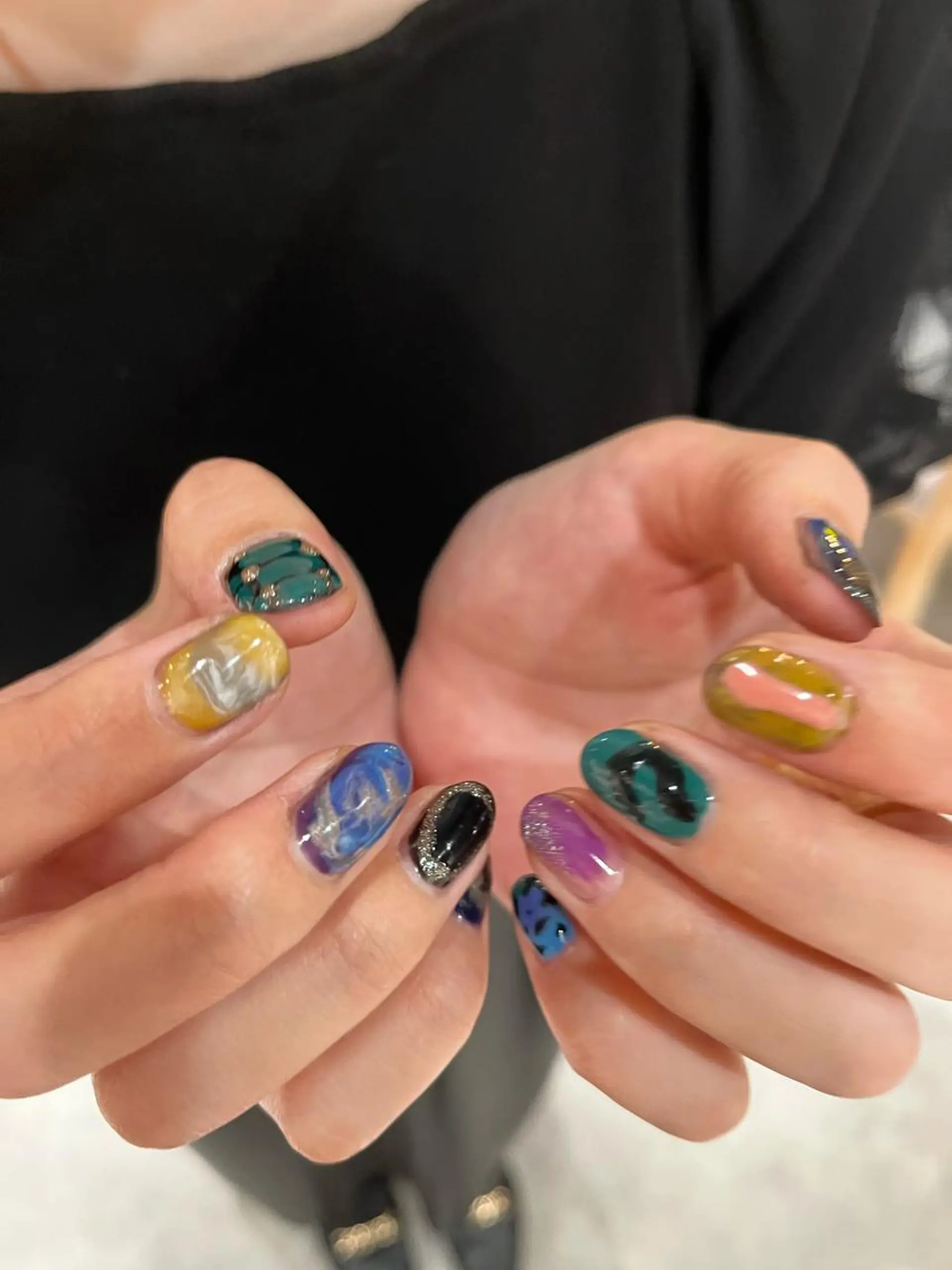 ネイル フットネイル ZEST kalon RINAのヘアスタイル