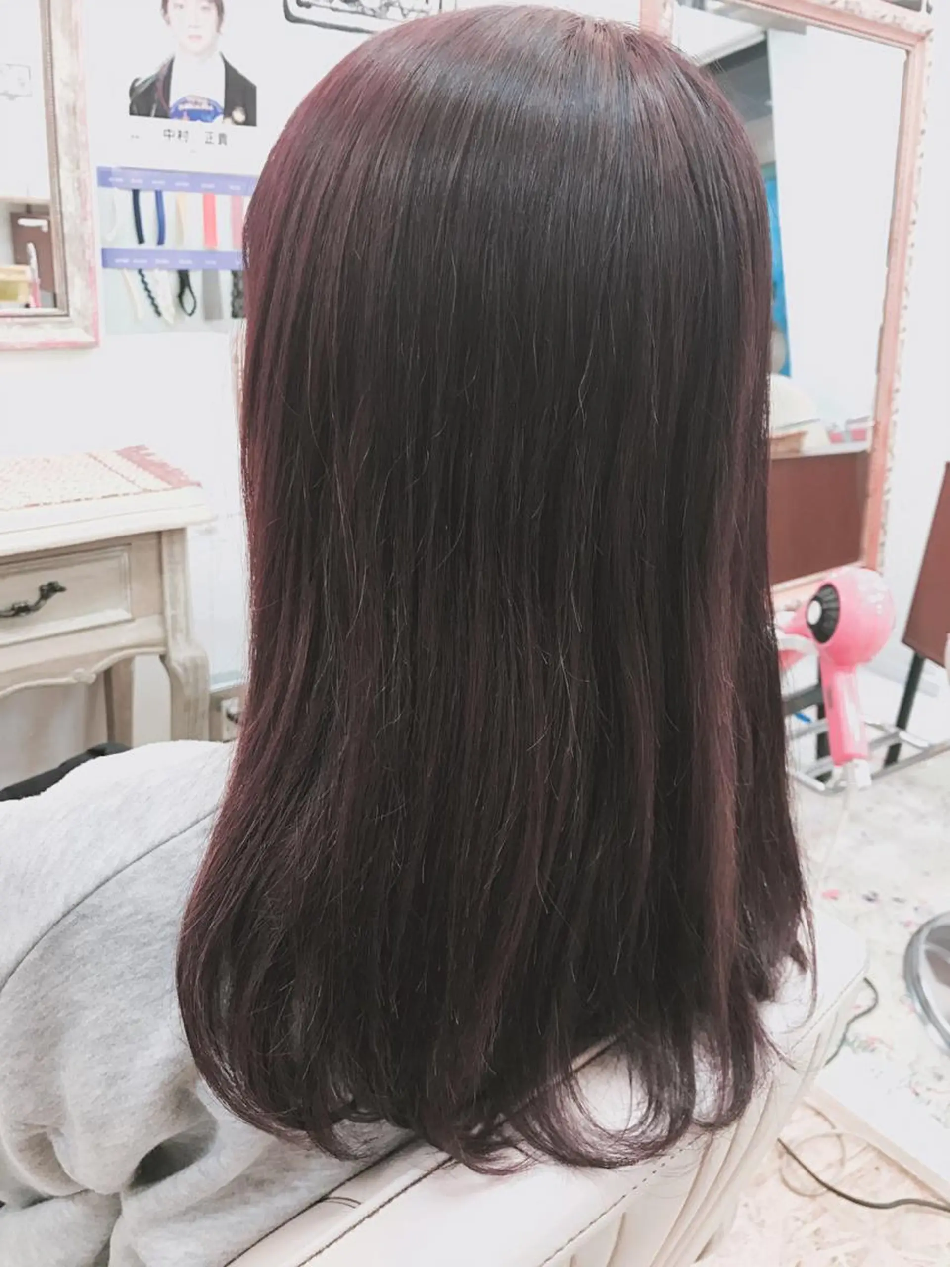 セミロング カラー 💘カラー人気Ｎｏ. １💘SAYAのヘアスタイル