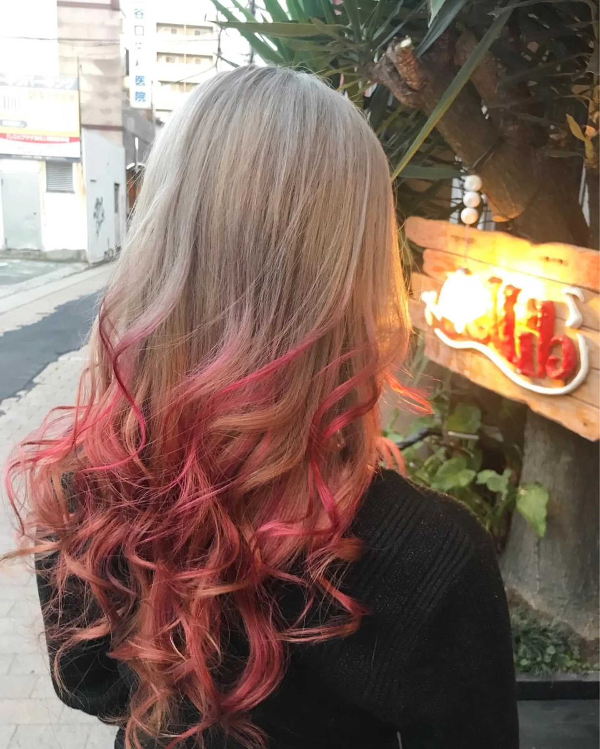 ロング ヘアカラー トリートメント 玉木 育実のヘアスタイル