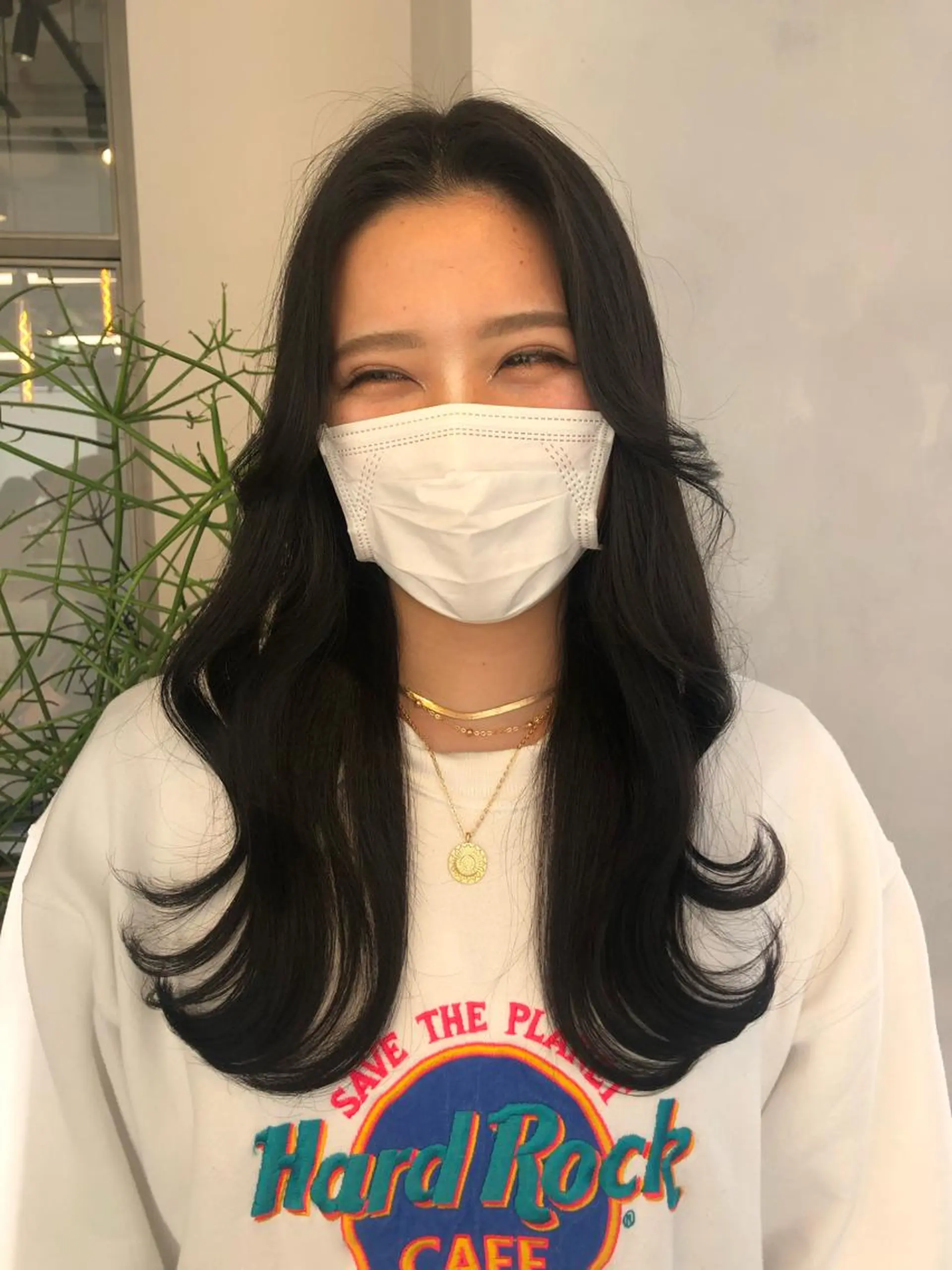 ロング くびれヘア 韓国風ヘア ロング ❤︎︎韓国ヘア❤︎︎ 𝑺𝒉𝒊𝒉𝒐のヘアスタイル