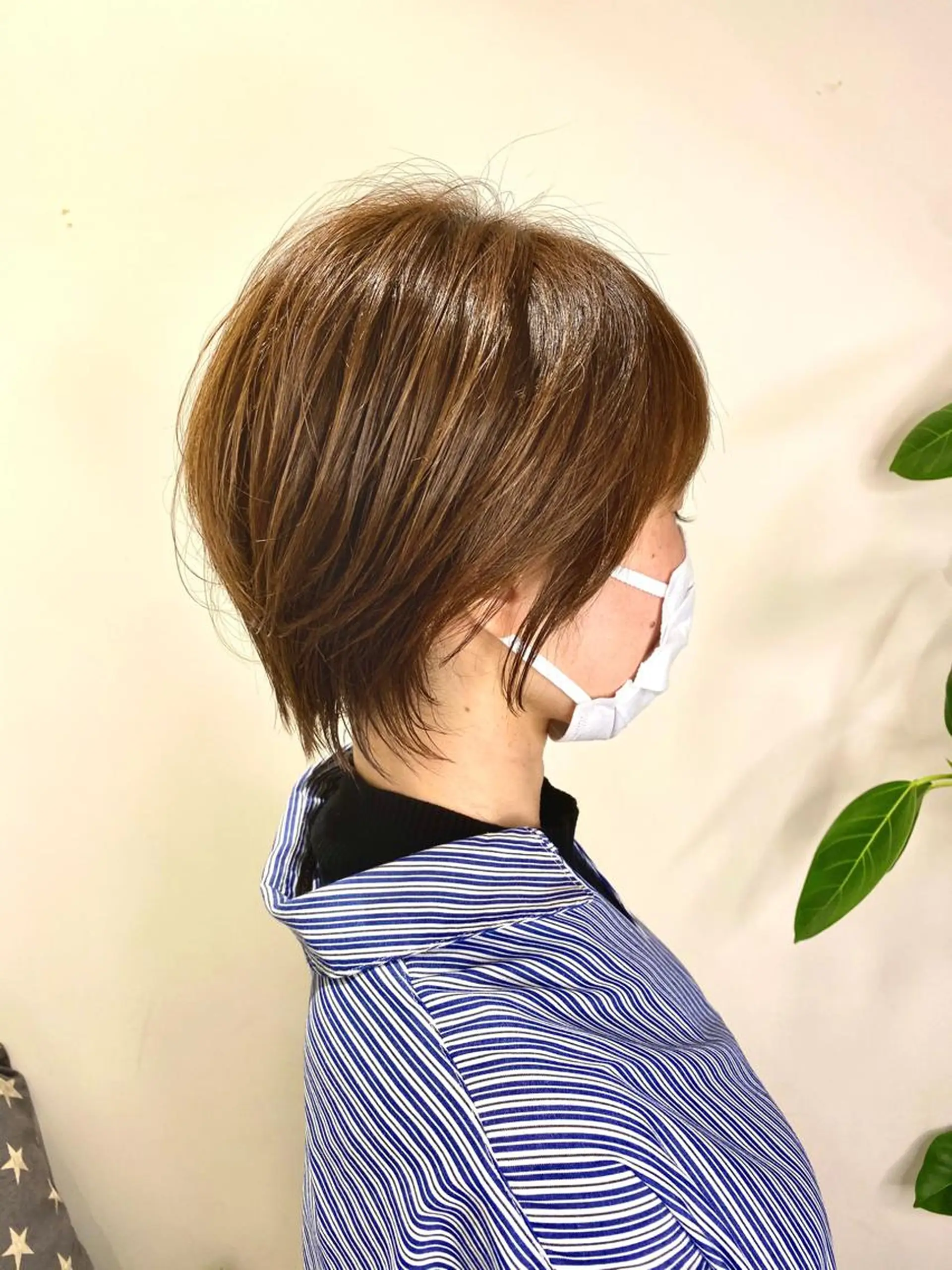 ショート ボブ韓国風レイヤー 髪質改善/畠中ケントのヘアスタイル