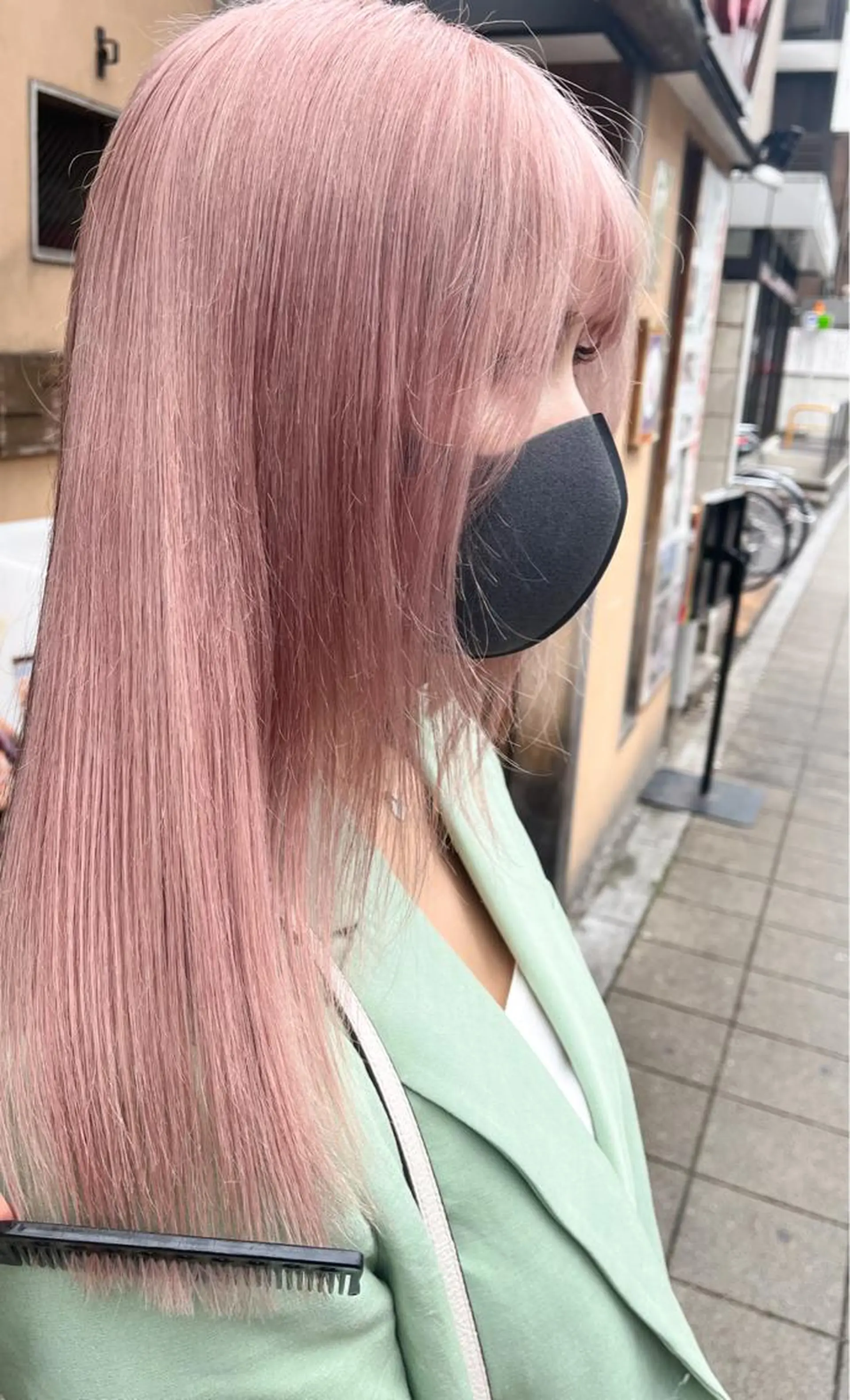 ロング ヘアカラー トリートメント 🌈モテ色 村上のぶきのヘアスタイル