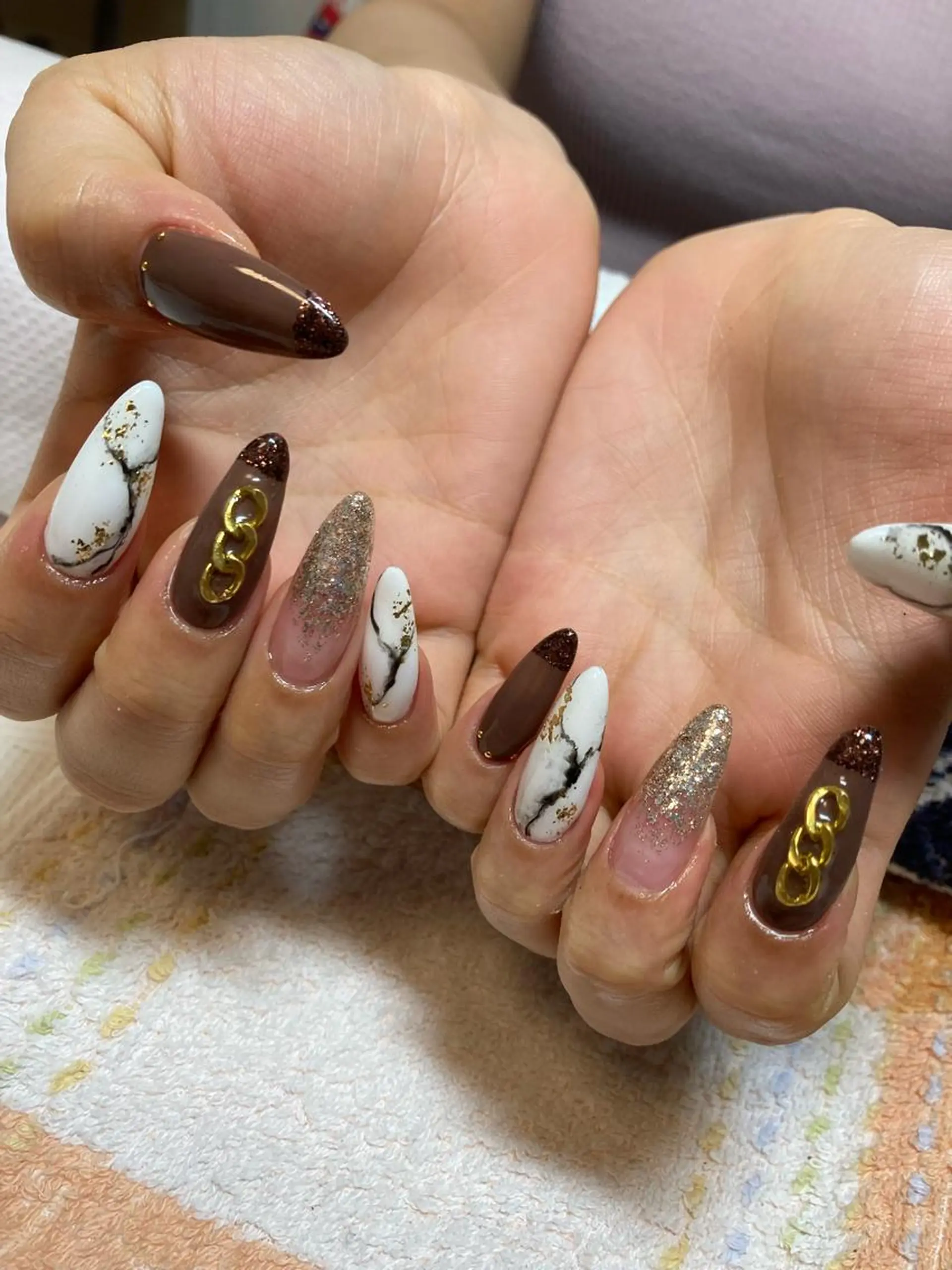 ネイル ハンドネイル rukianail 新里のネイルデザイン