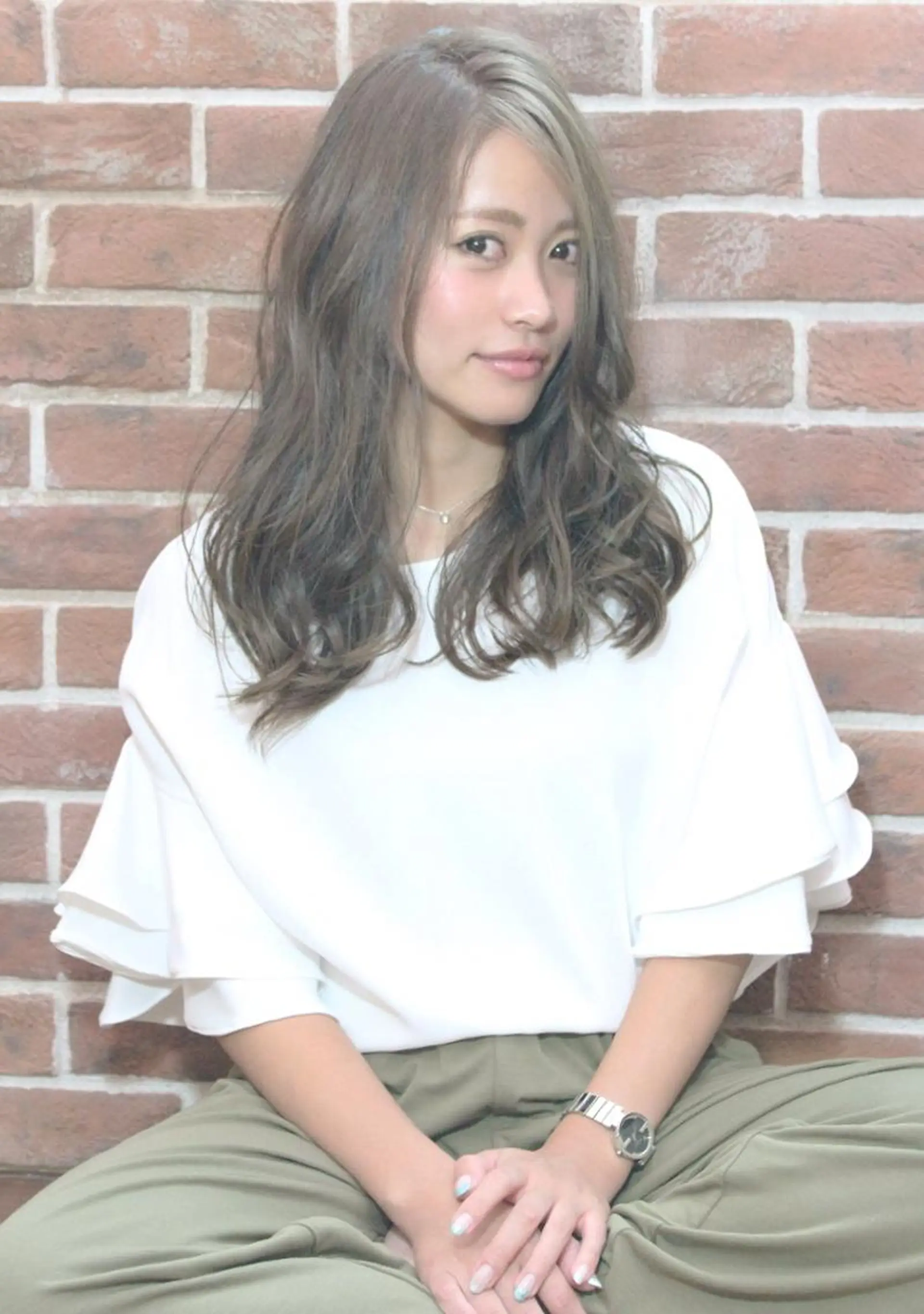 ミディアム カラー パーマ 🤲ヘッドスパ🤲 たにぐち✂️あつしのヘアスタイル
