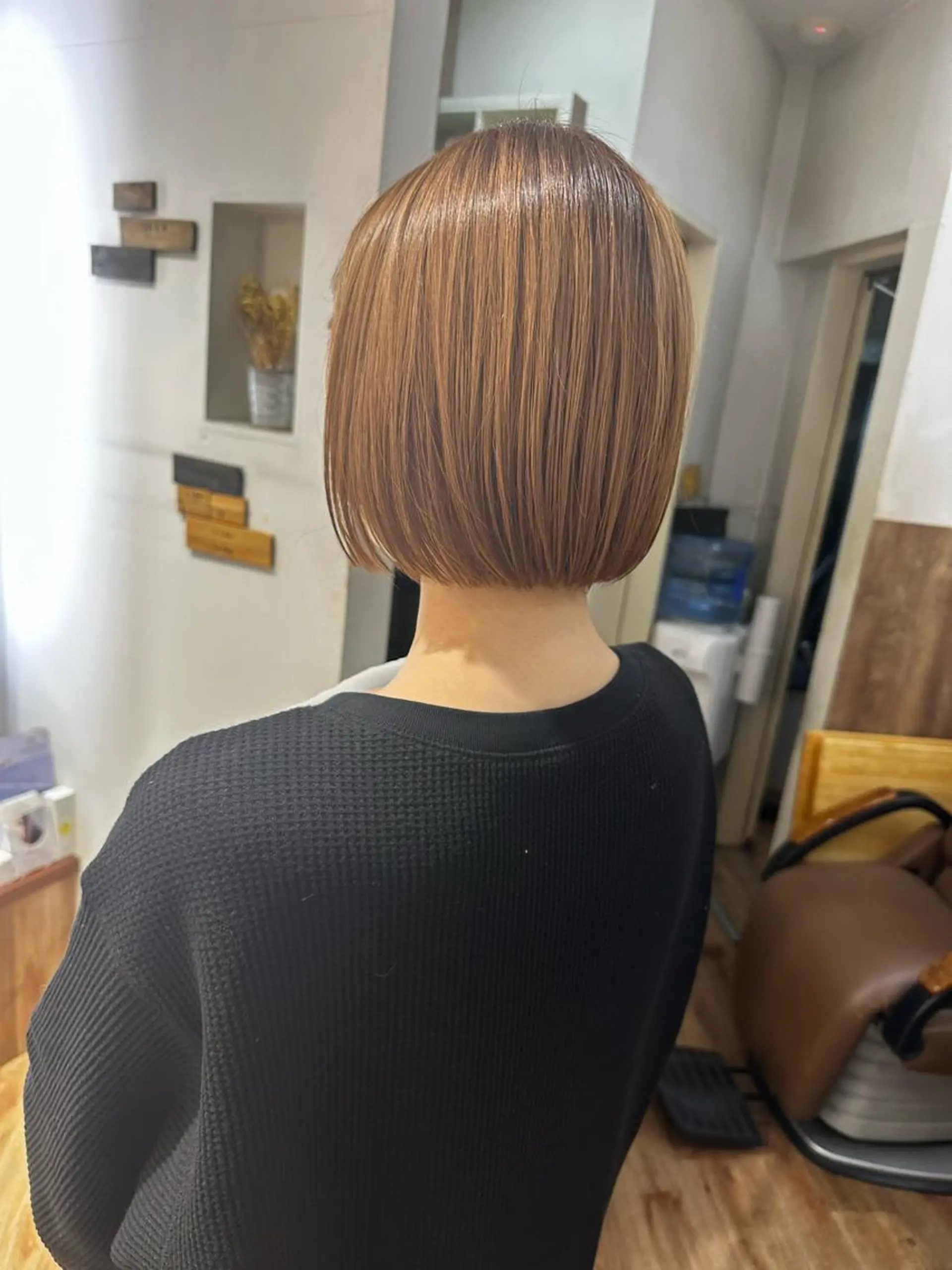 ショート ヘアカラー トリートメント ボブ/インナーカラー ショート/佐野祥子のヘアスタイル