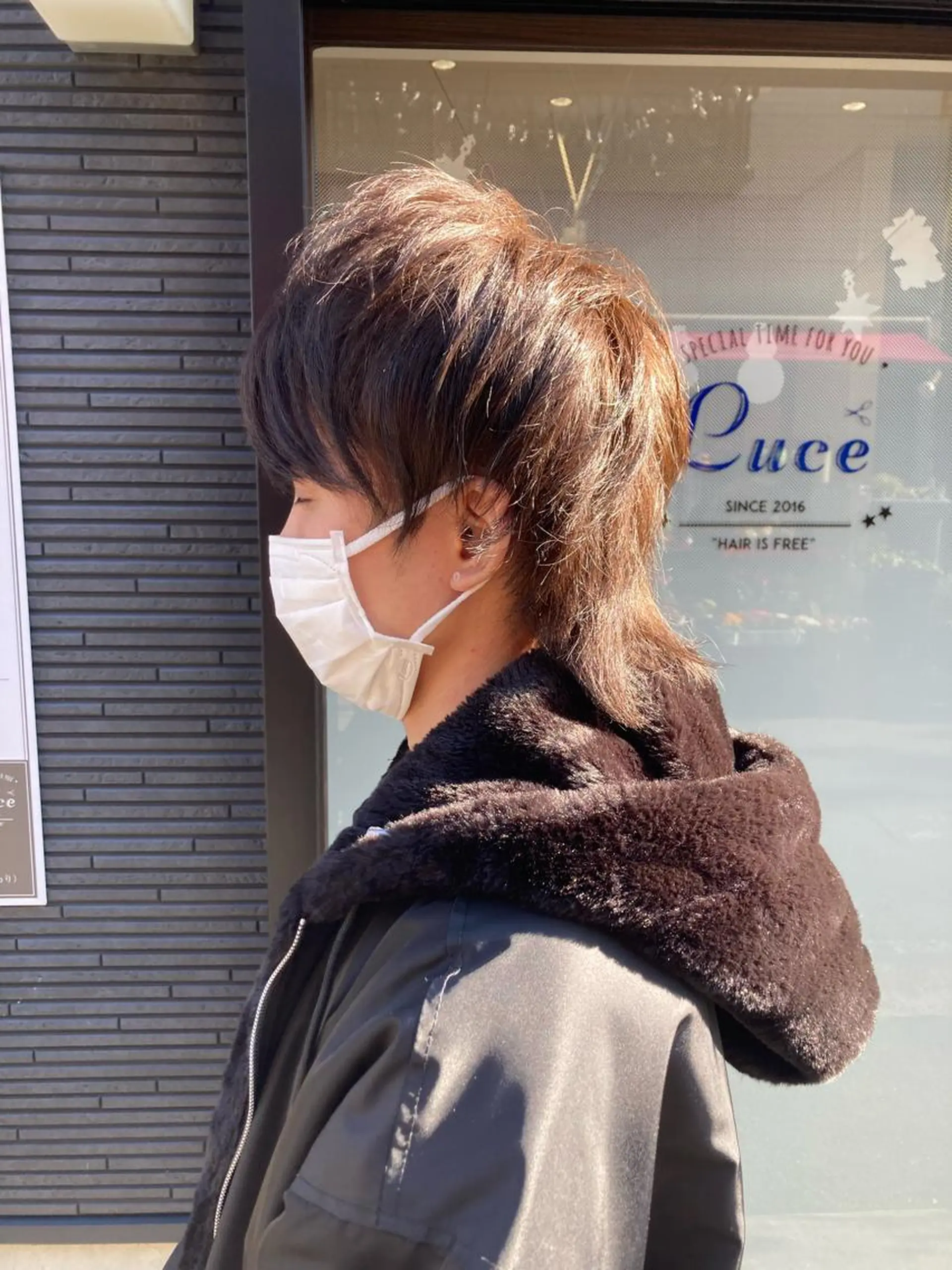 メンズ ツーブロック 刈り上げ カット 折本 沙織のヘアスタイル