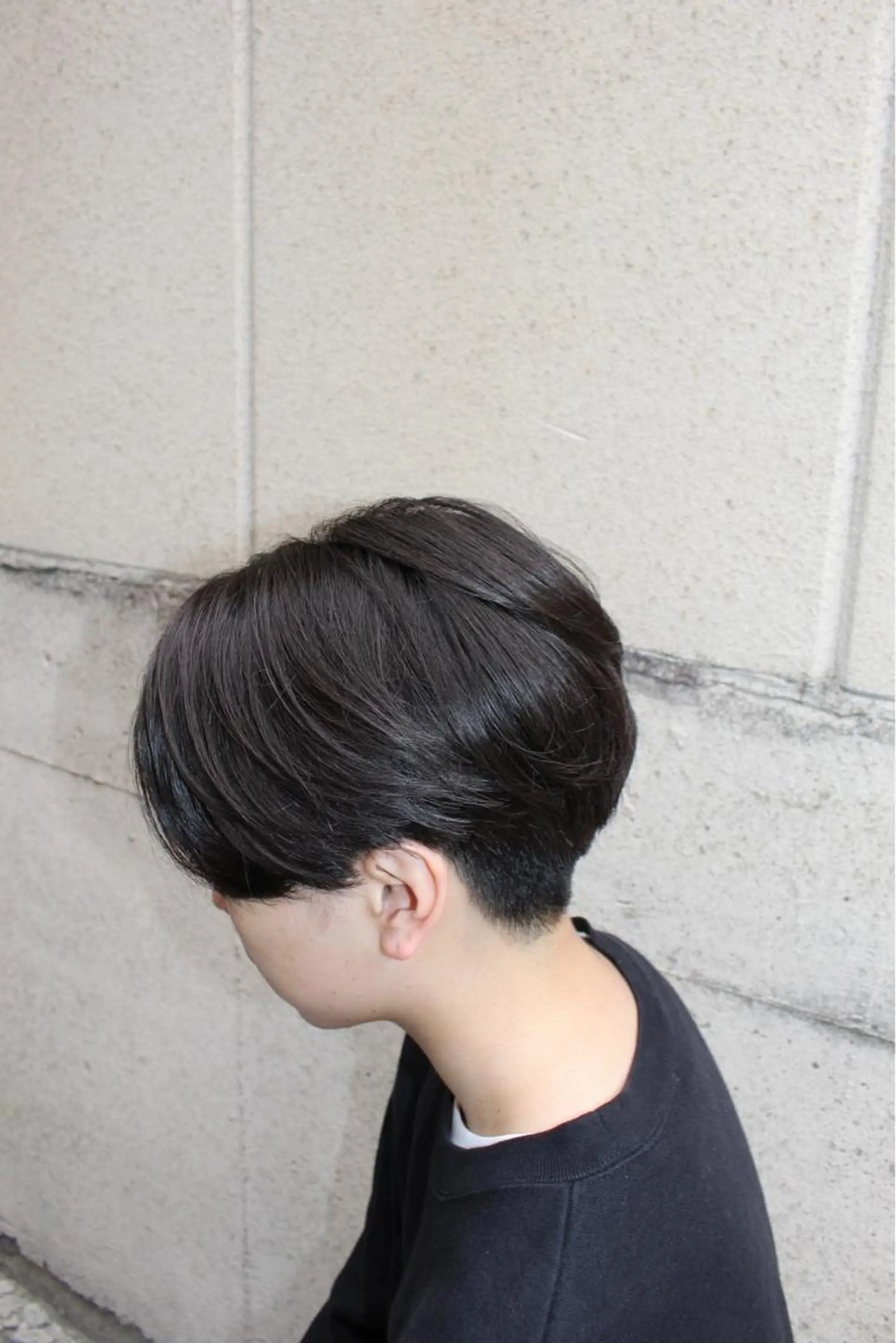 ショート メンズ センターパート リレーション 2ndのヘアスタイル