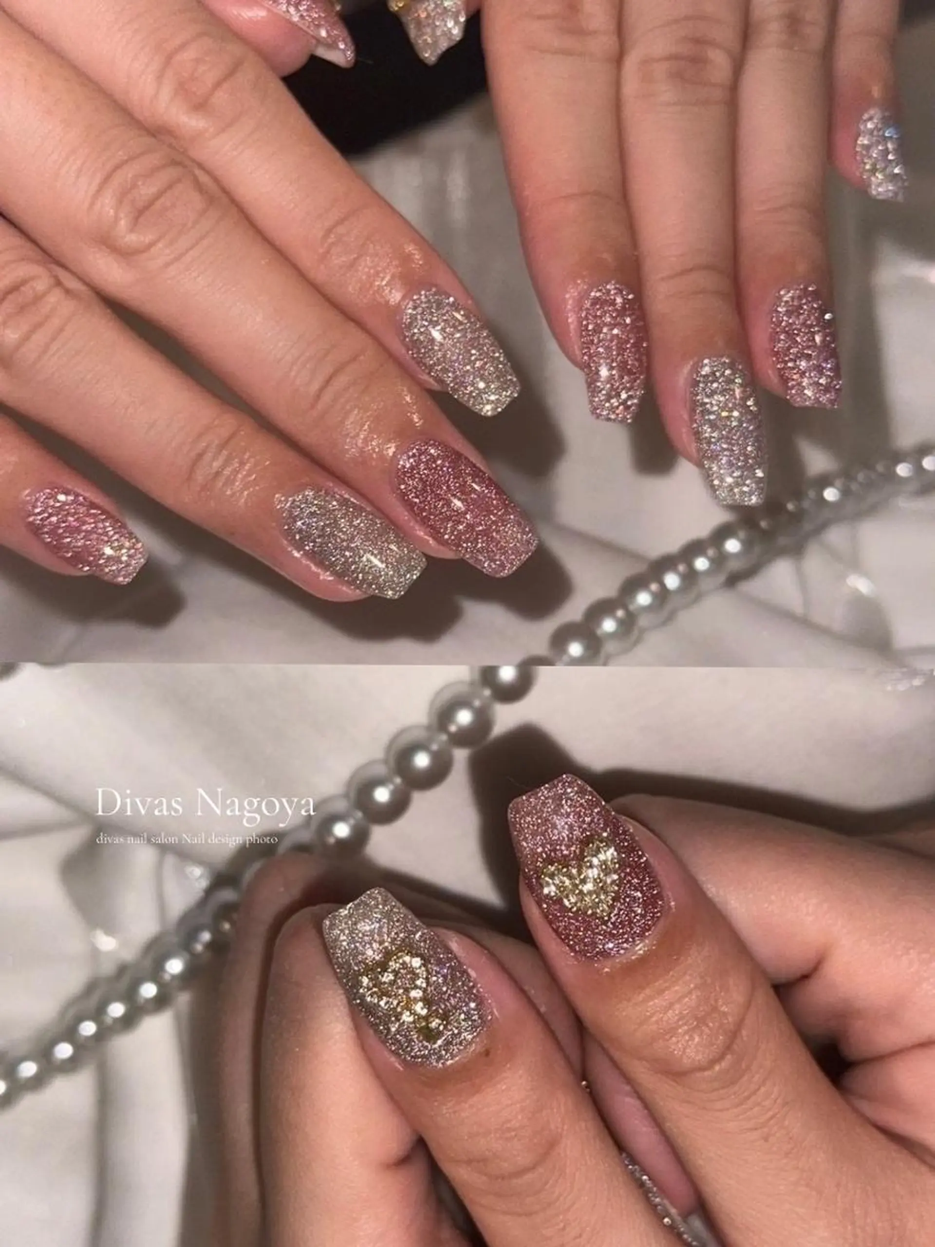 ネイル 長さ出し ジェルネイル 韓国ネイル マグネットネイル 持ち込み 🎀Sakae D.d nail🎀のネイルデザイン