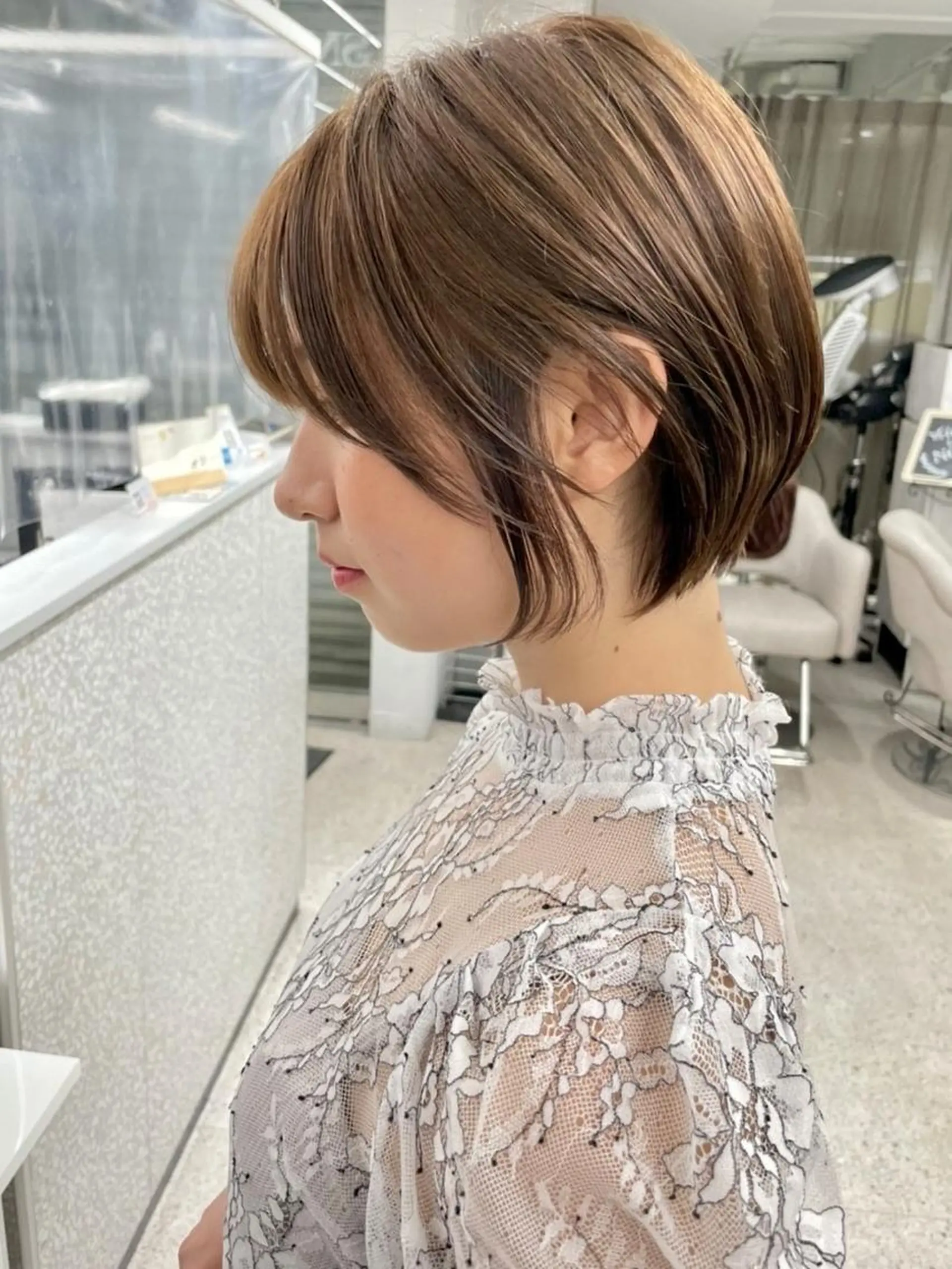 ショート 丸みショート ショートヘア ✨🍀岩崎 唯🍀✨のヘアスタイル