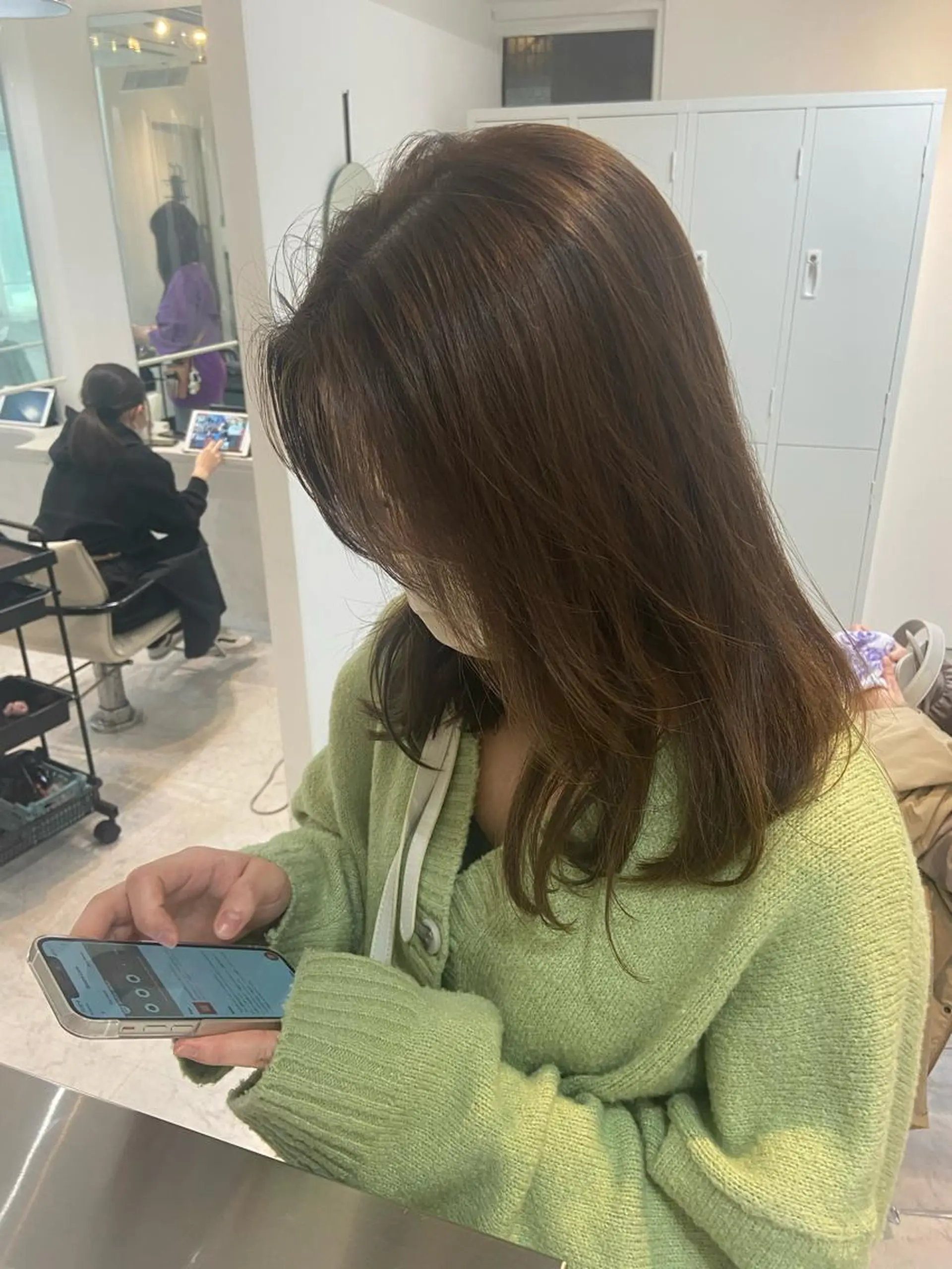 ミディアム ヘアカラー 透明感カラー／メンズ 特化kazumaのヘアスタイル