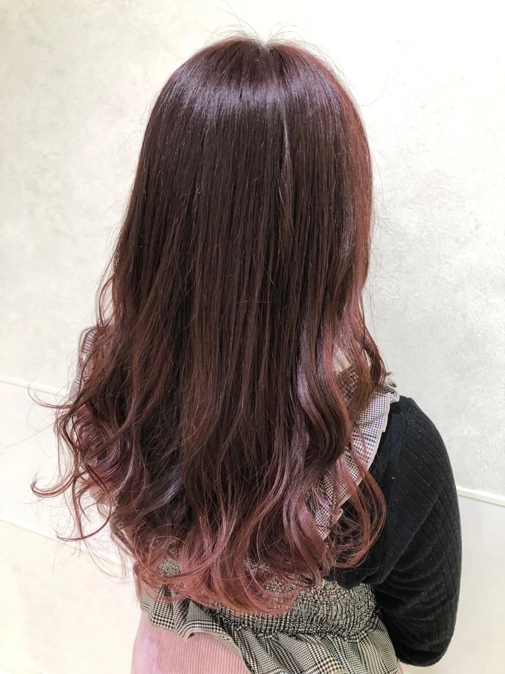 ロング カット ヘアカラー トリートメント 小松崎 結花のヘアスタイル