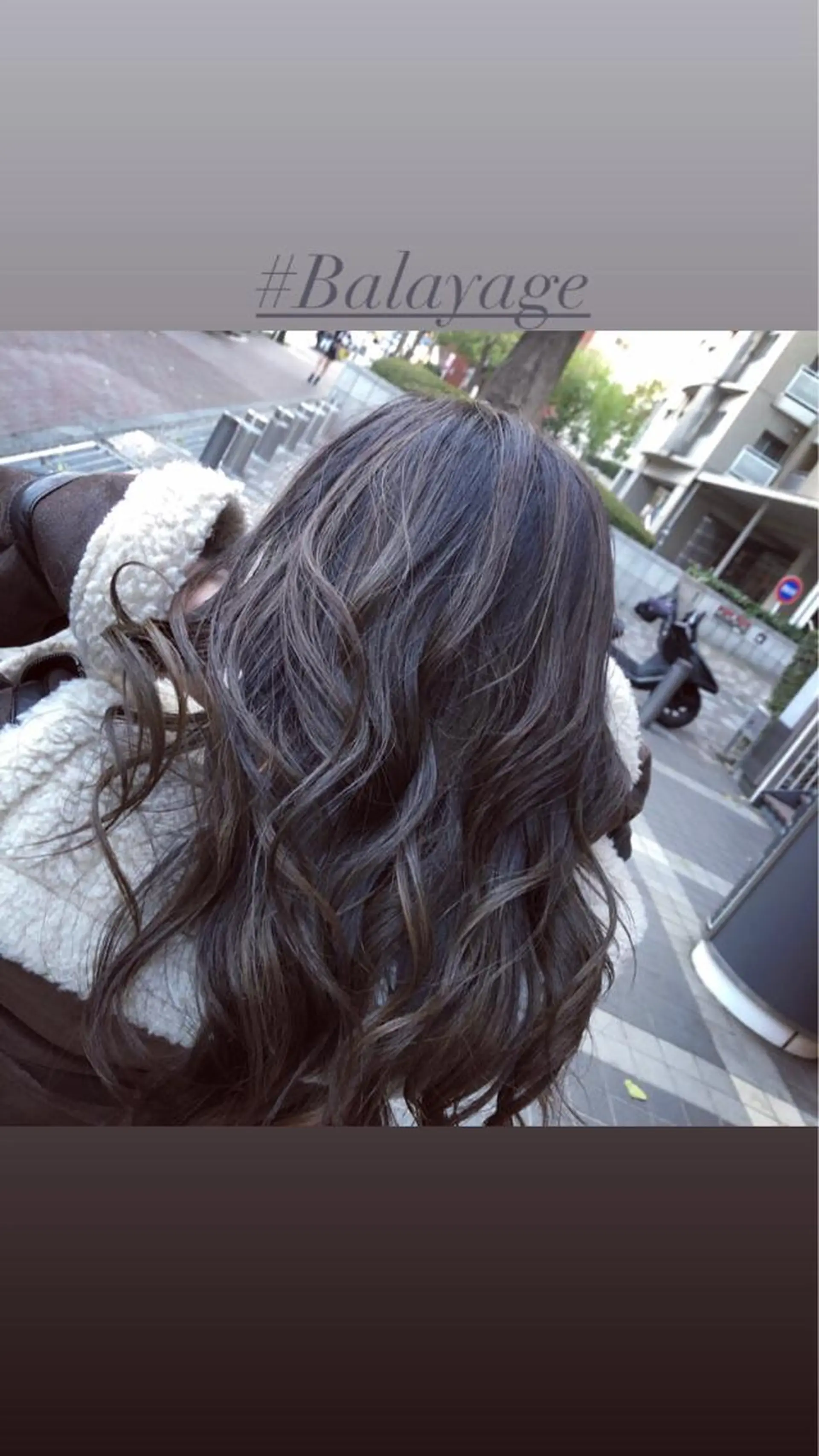 ロング カラー ハイダメージ毛 縮毛矯正のヘアスタイル