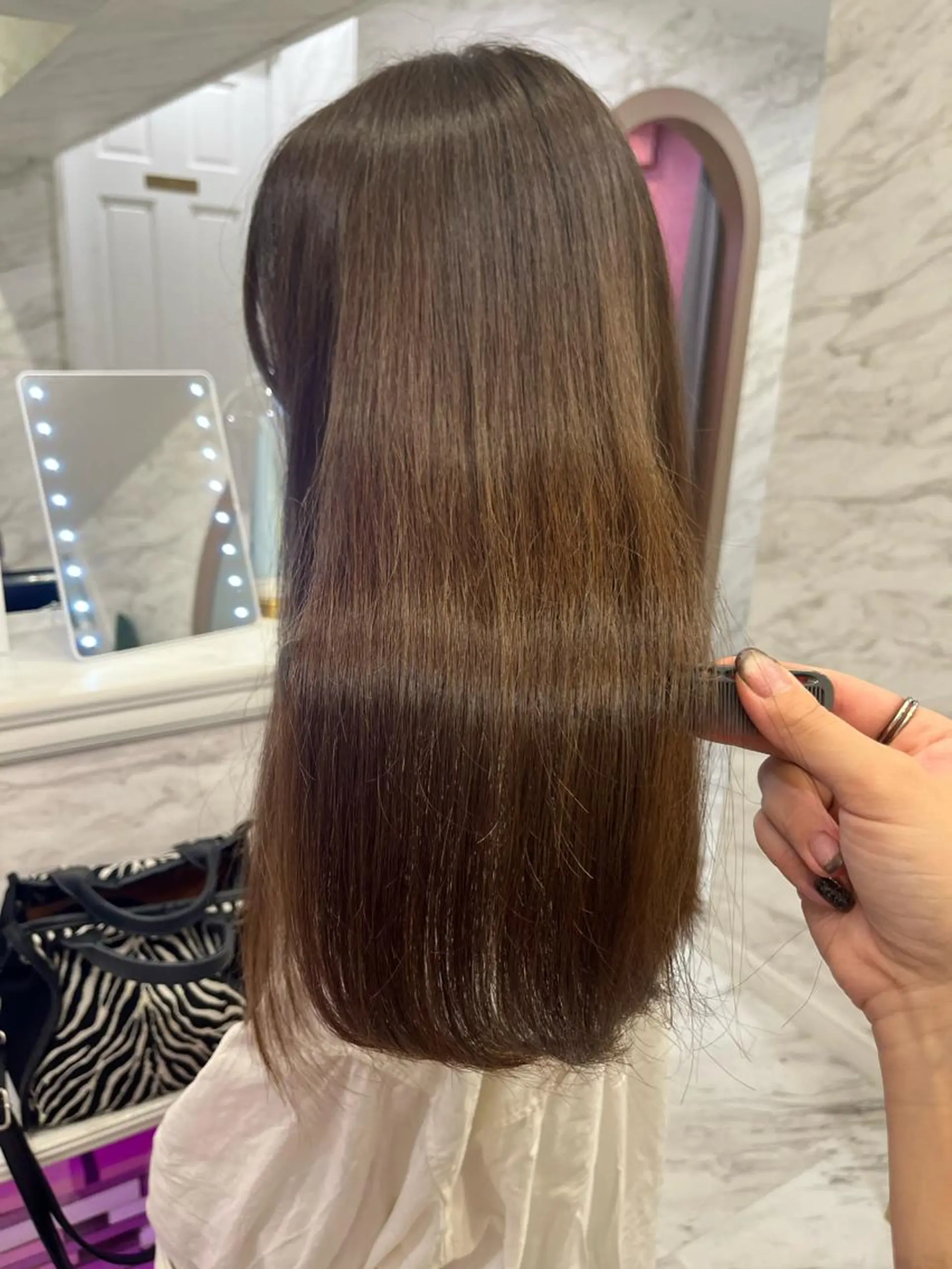 ロング カラー カット ヘアカラー トリートメント enn to yuu所属・髪質改善&自分改革 ♡KURENAのヘアスタイル