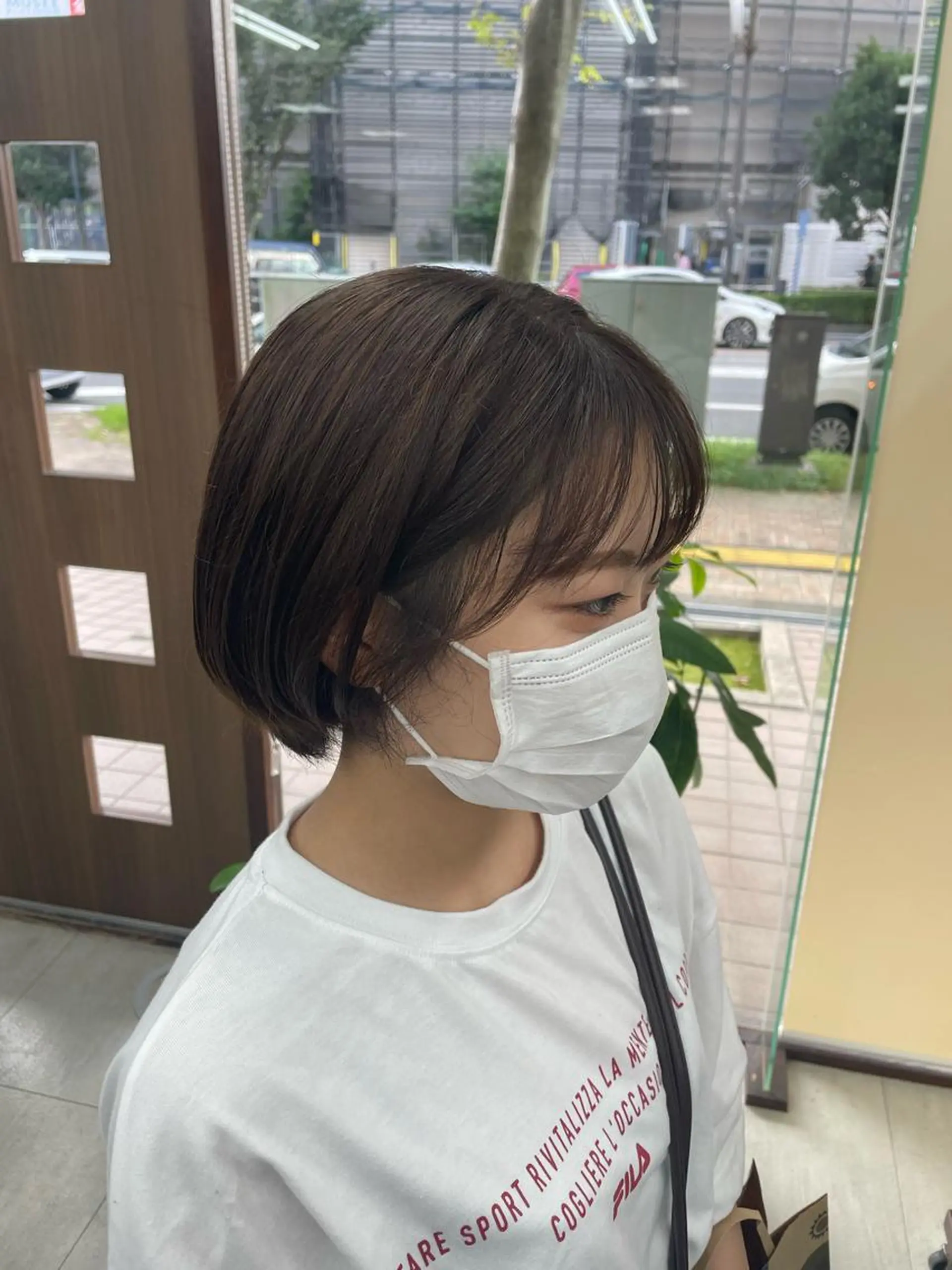 ショート ヘアカラー ダブルカラー/韓国 ヘア/さわのあかねのヘアスタイル