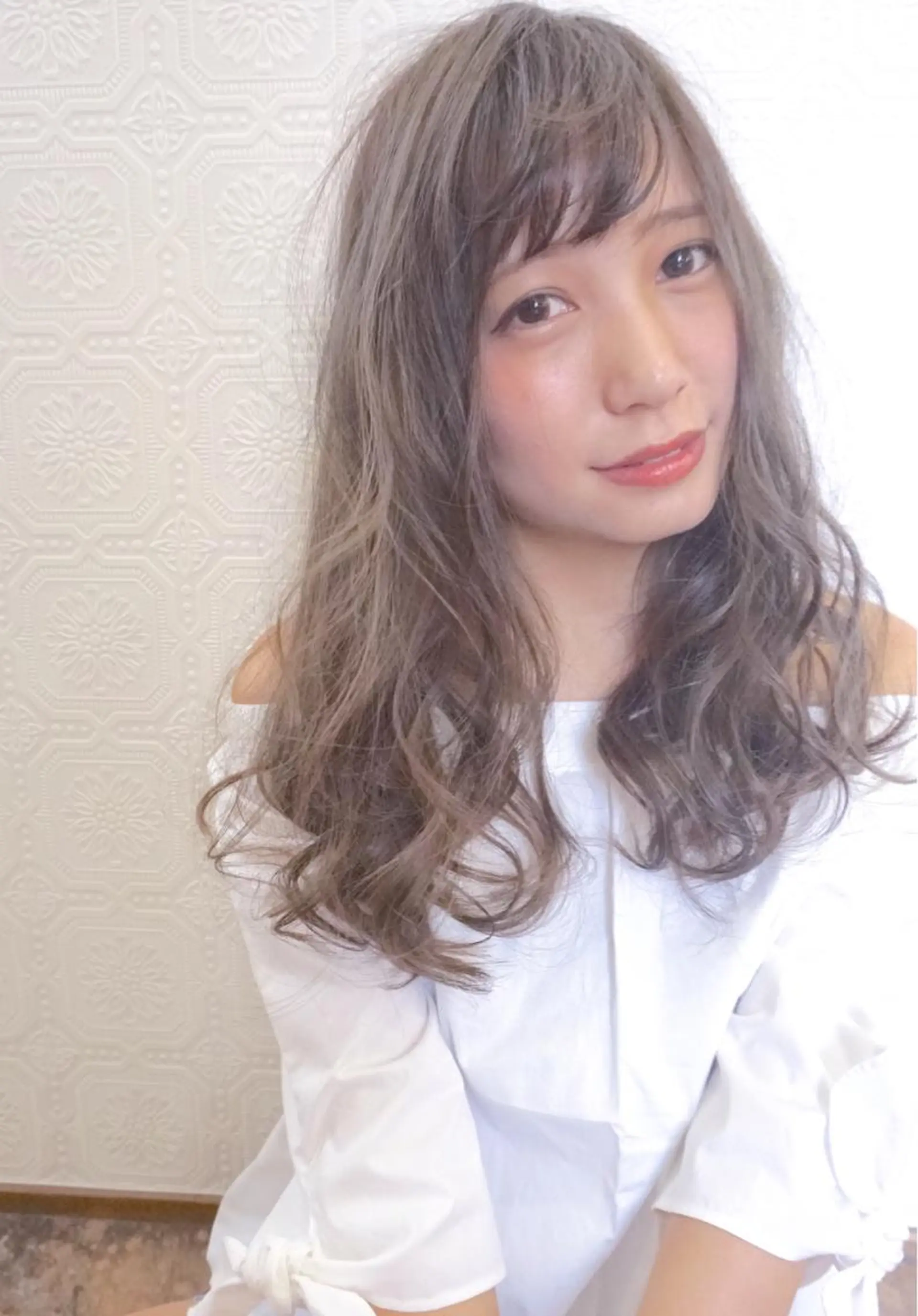 ロング カラー ベージュカラー ミルクティーベージュ Maison de Day&Night所属・統括ディレクター kuriのヘアスタイル