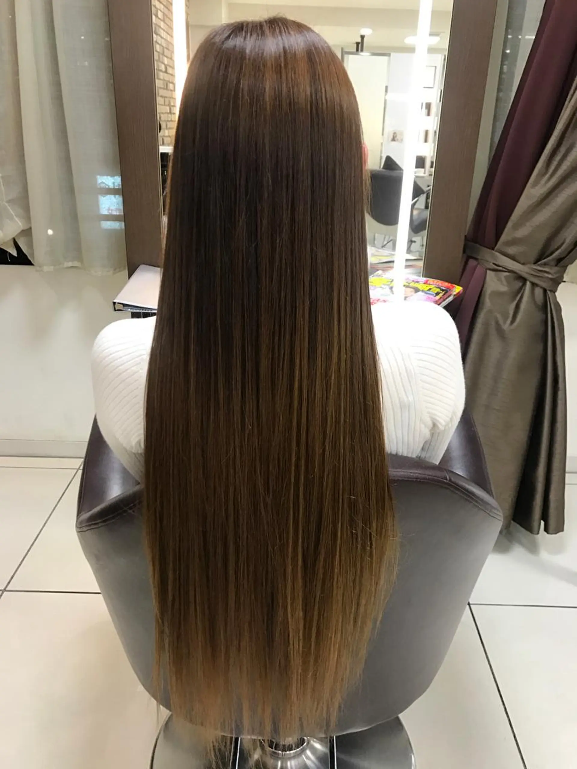 ロング ママ美容師まつげ 🤍まき🤍のヘアスタイル