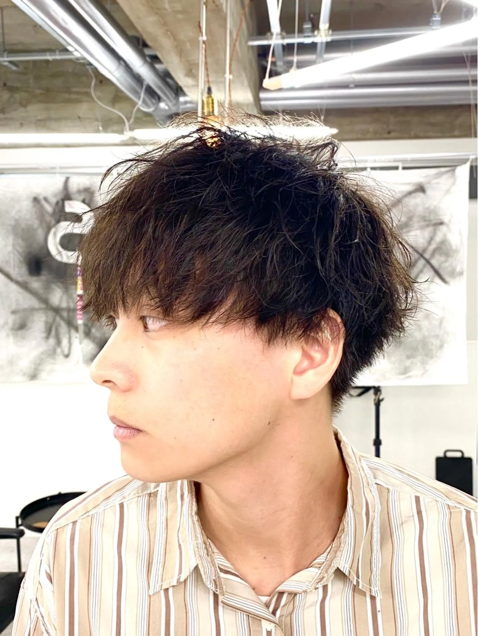 パーマ メンズ メンズサロンLOSS所属・メンズサロン rootのヘアスタイル