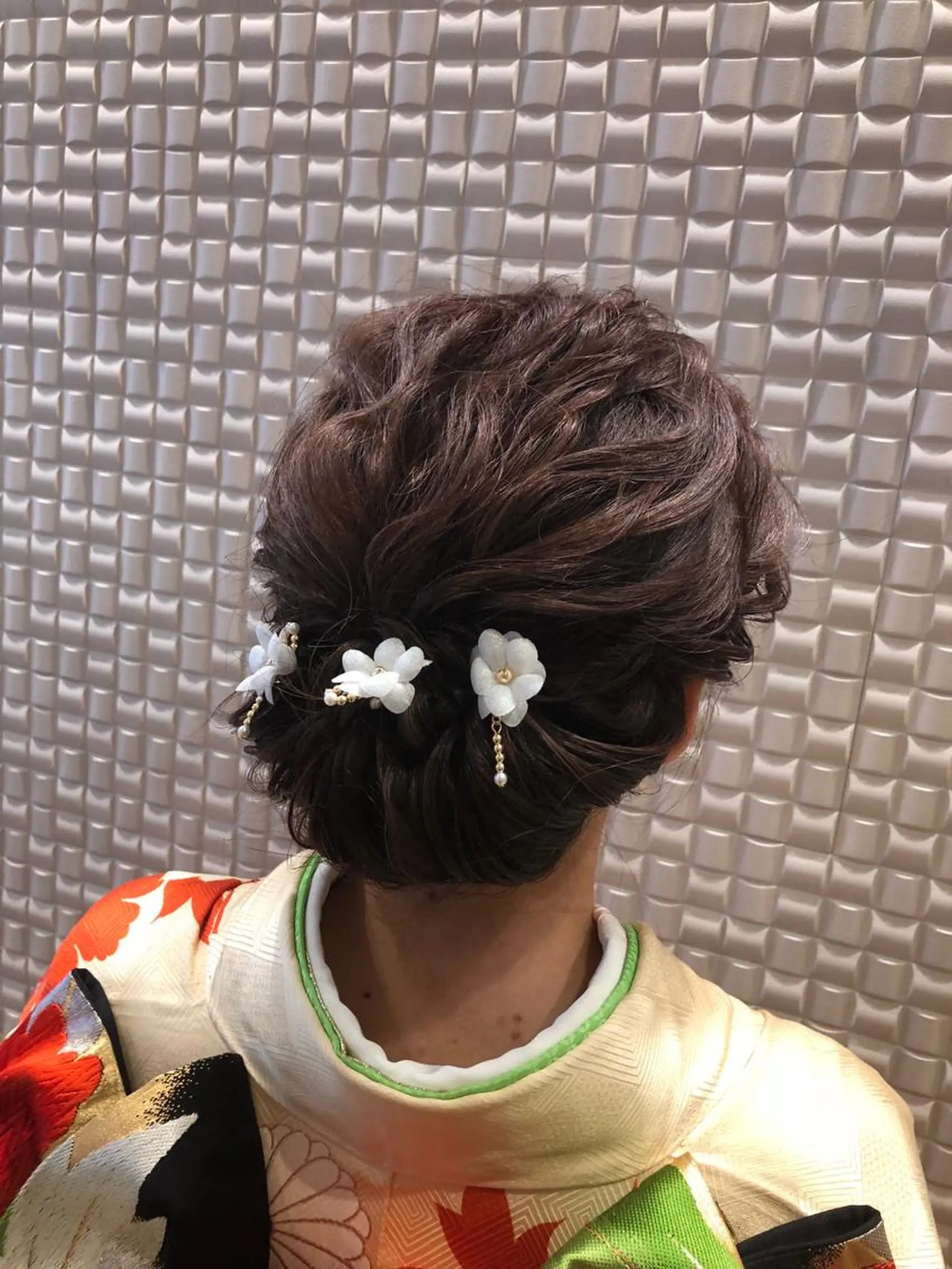 ミディアム ヘアアレンジ scene.池袋所属・scene. haraのヘアスタイル