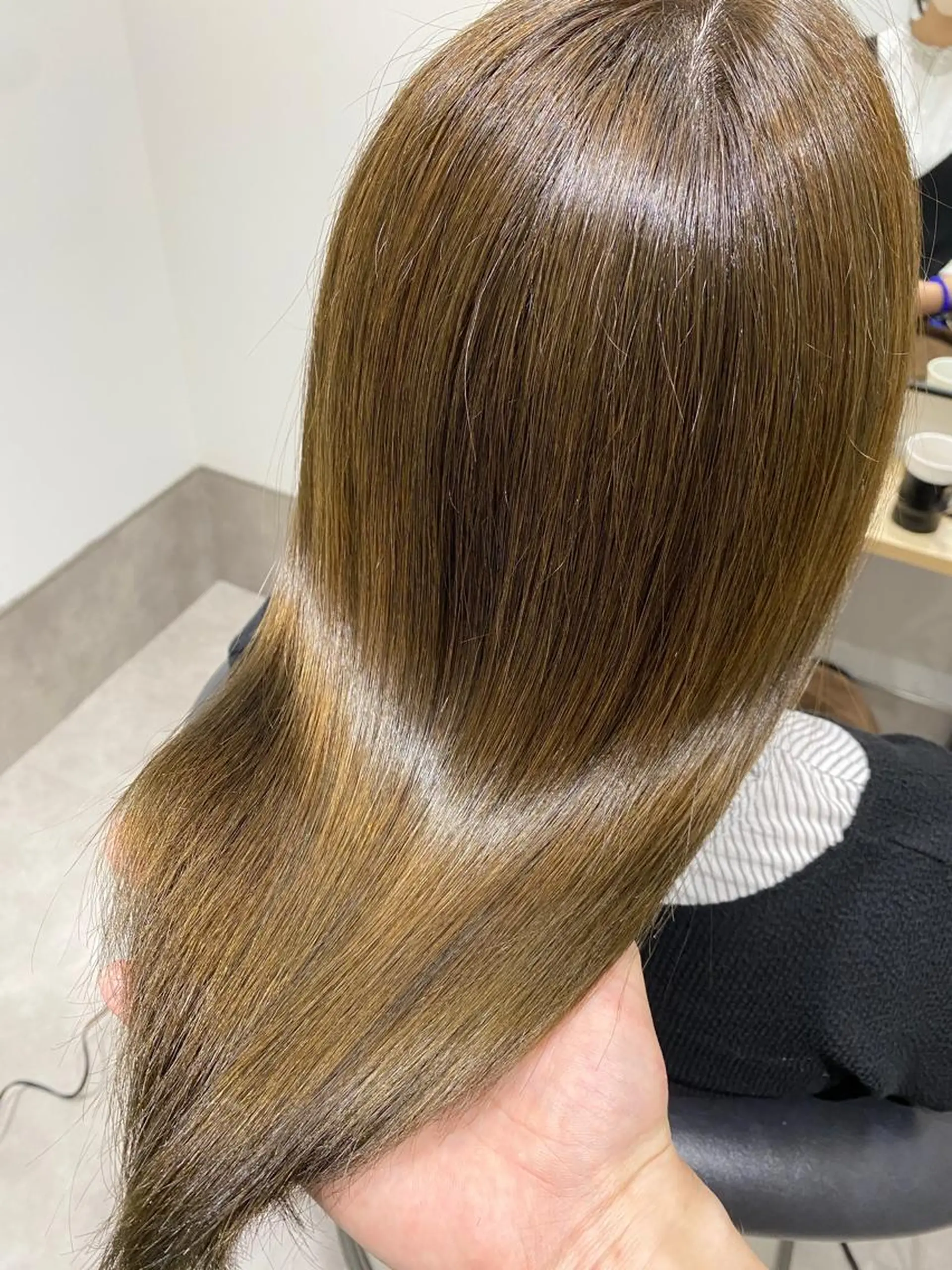 ミディアム カラー 髪質改善 縮毛矯正 トリートメント ヘアカラー トリートメント ヘッドスパ 髪質改善・育髪サロンABELIA所属・大西 敦之のヘアスタイル