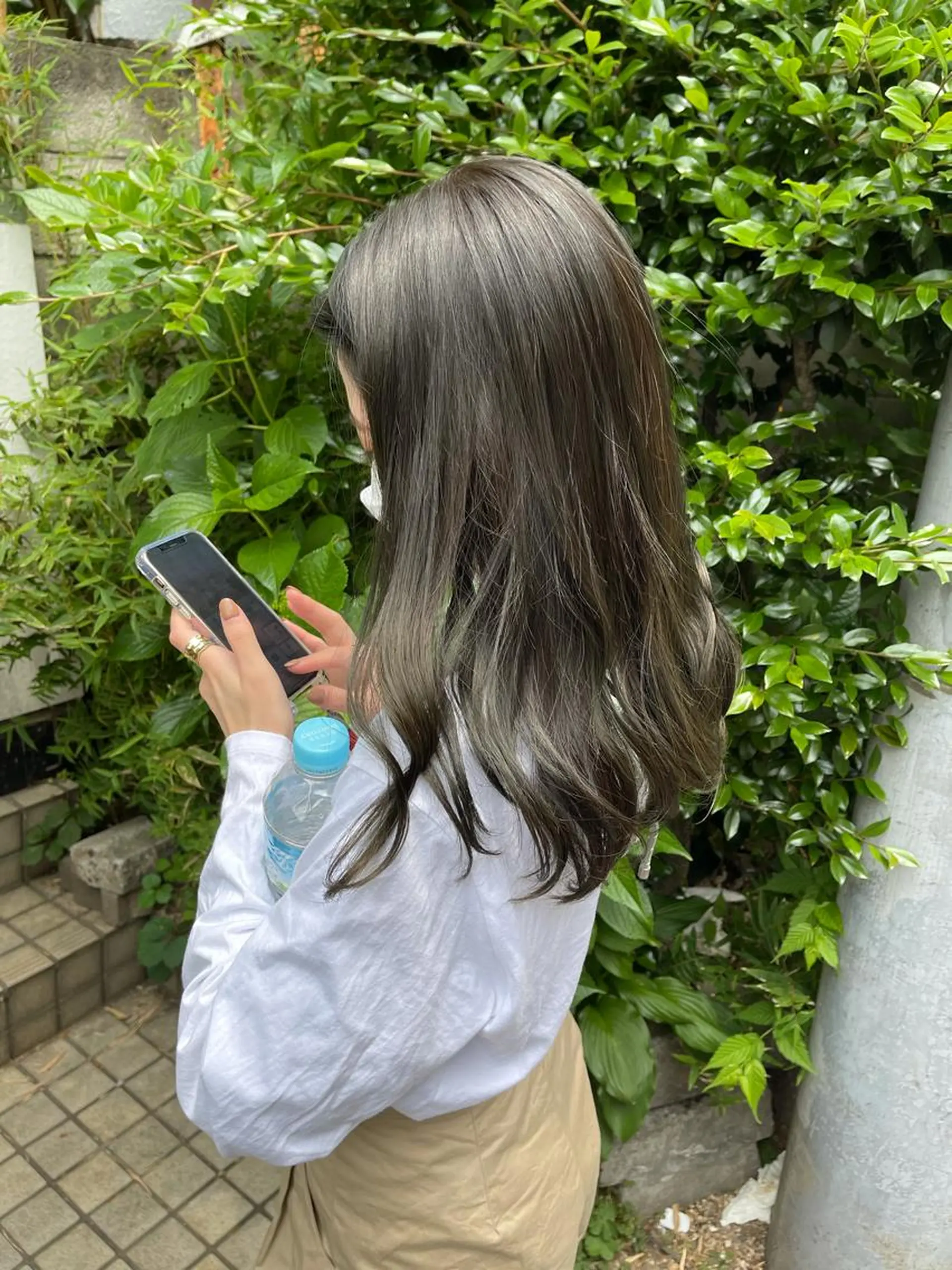 ミディアム カラー 韓国ヘア🫧艶カラー 🫧髪質改善/オオヤのヘアスタイル